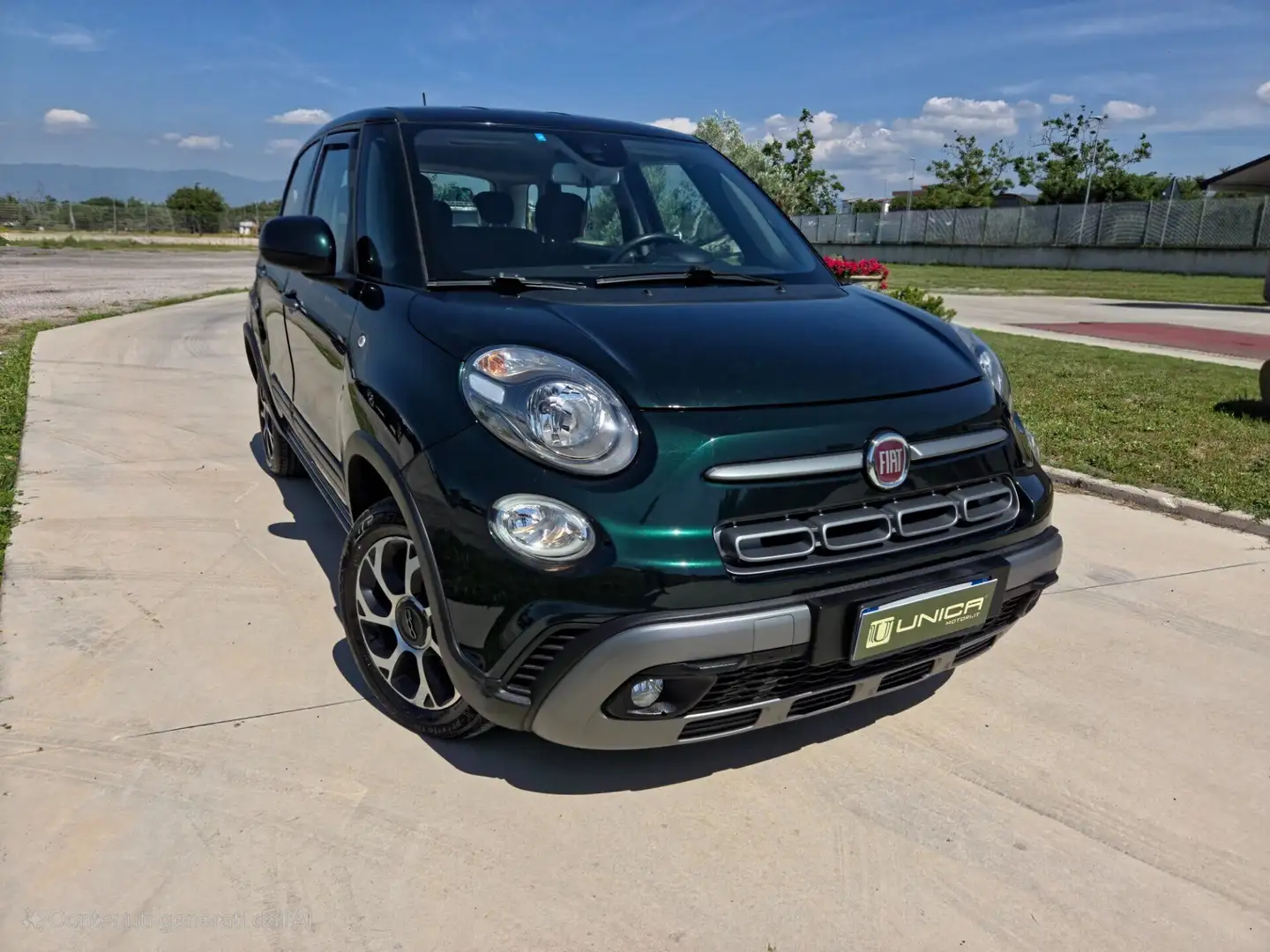 Fiat 500L 500L CROSS 1.3MJT DIESEL 95cv DUALOGIC AUTOM. MY20 Yeşil - 1