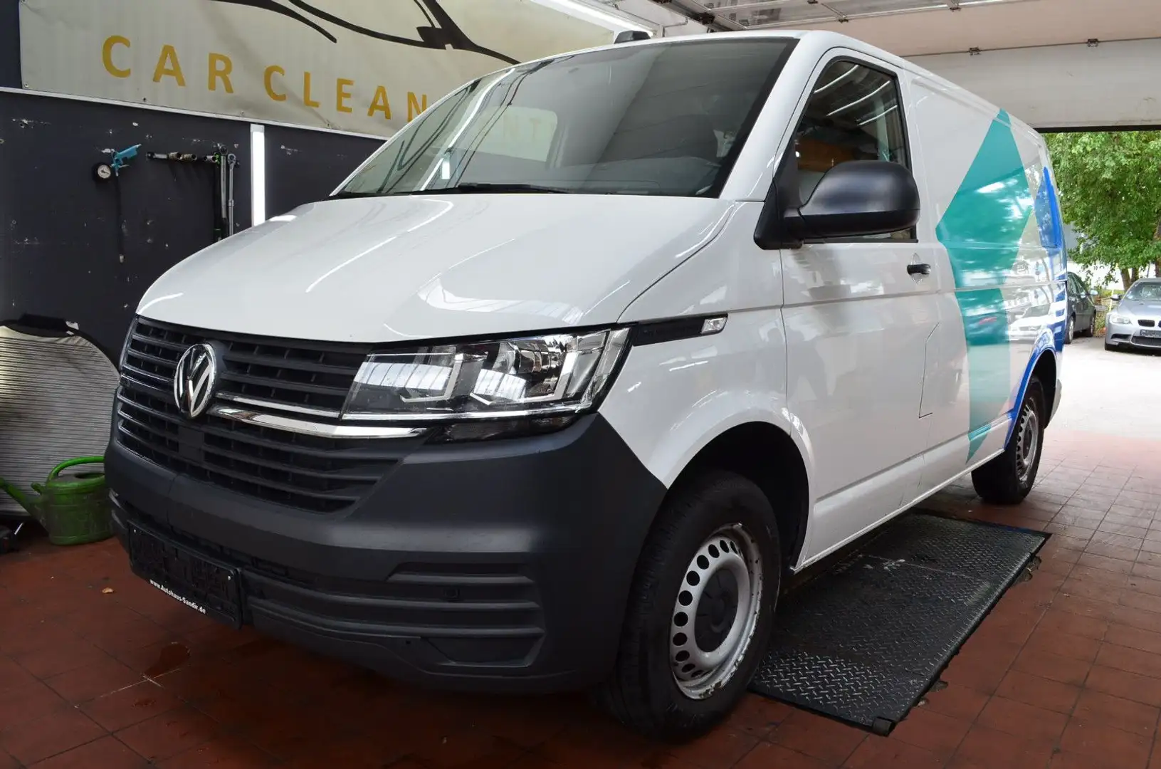Volkswagen T6 Transporter T6.1 Transporter 2.0 TDI DSG ~Navi~CarPlay~3-Sit Blanc - 1