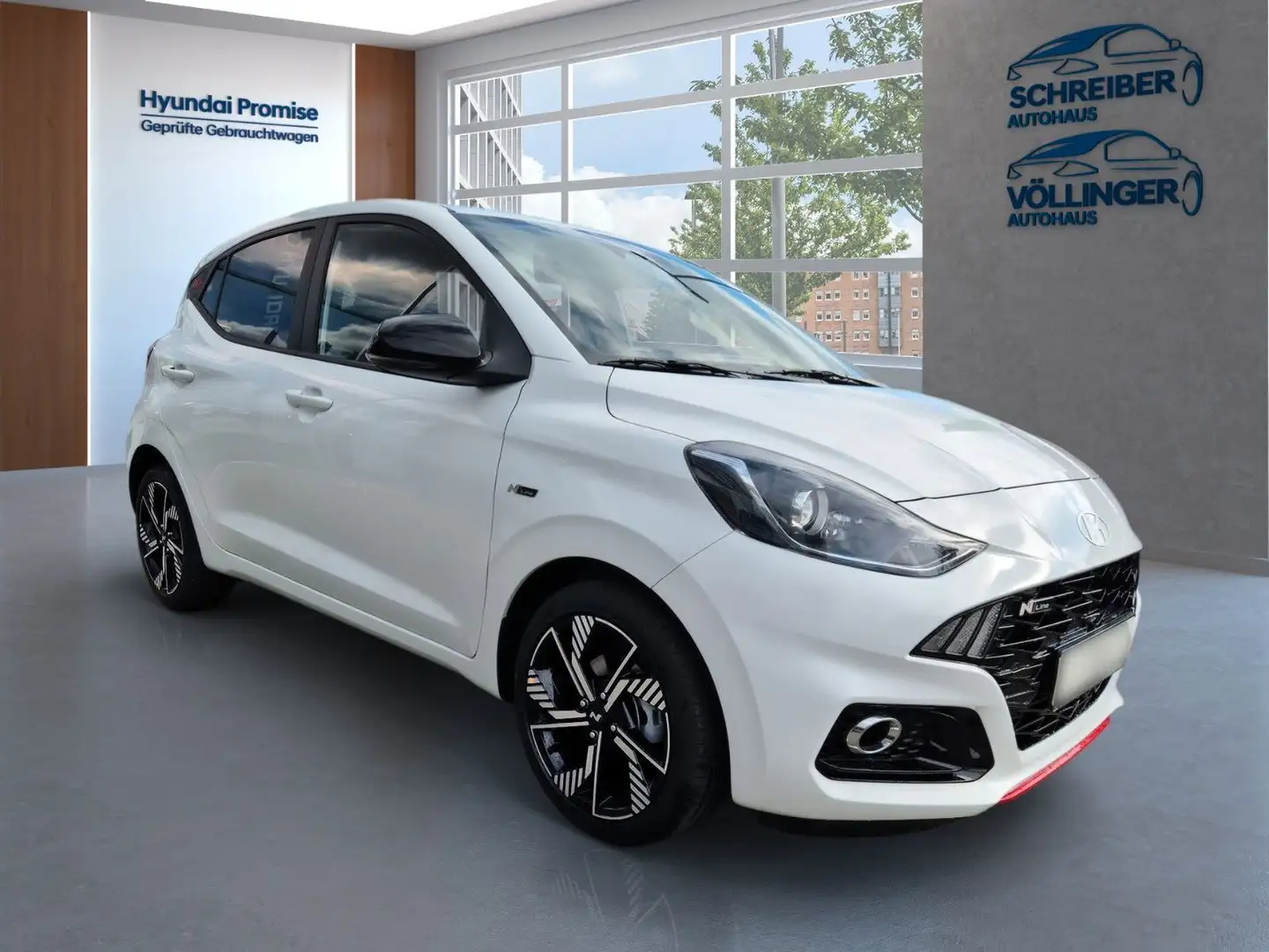 Hyundai i10 N Line 1.0 T-GDI 90PS/Sport Paket/Navi Blanc - 2