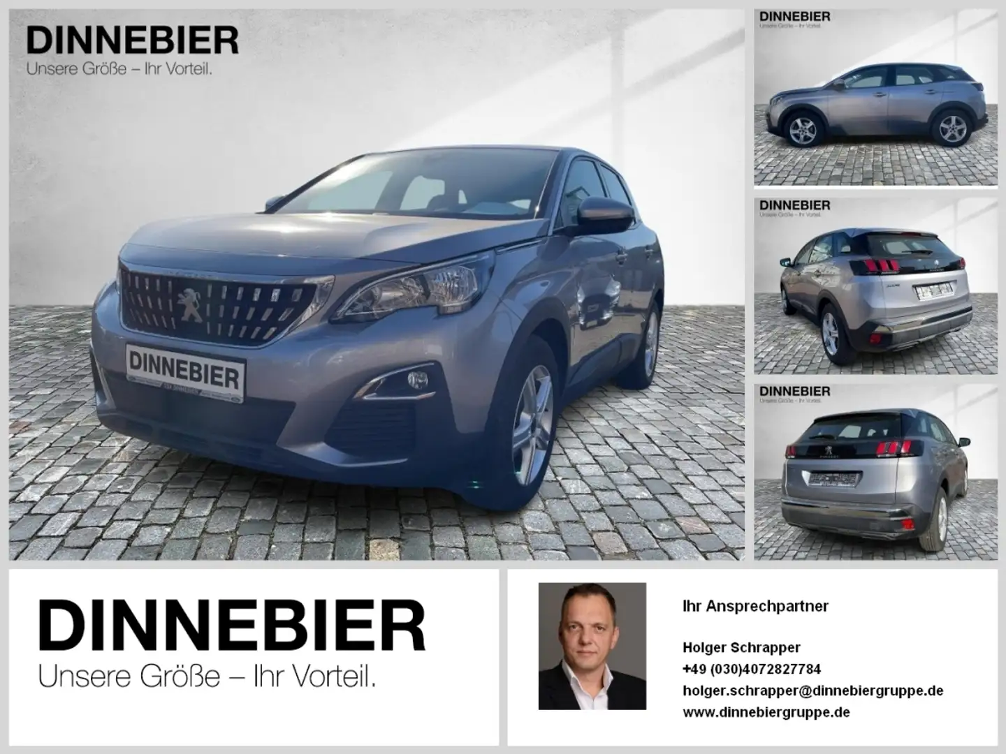 Peugeot 3008 Active Grau - 1
