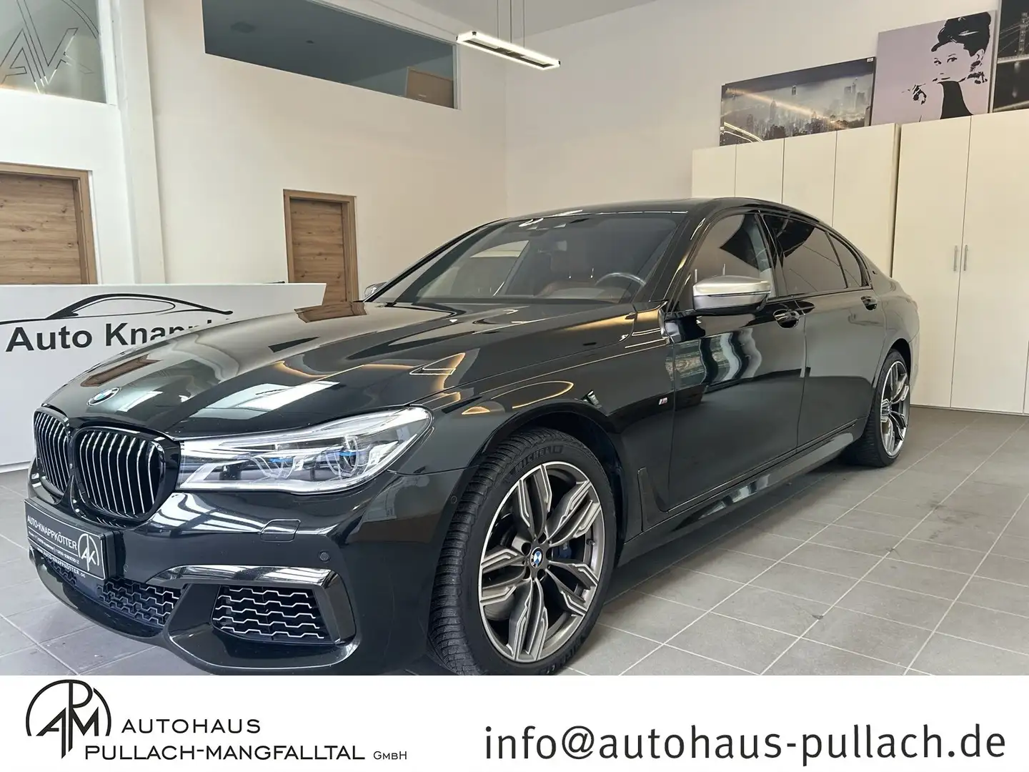 BMW 7er - M760 Li xDrive/Vmax305/ B&W/Pano/360°Kamera Zwart - 1
