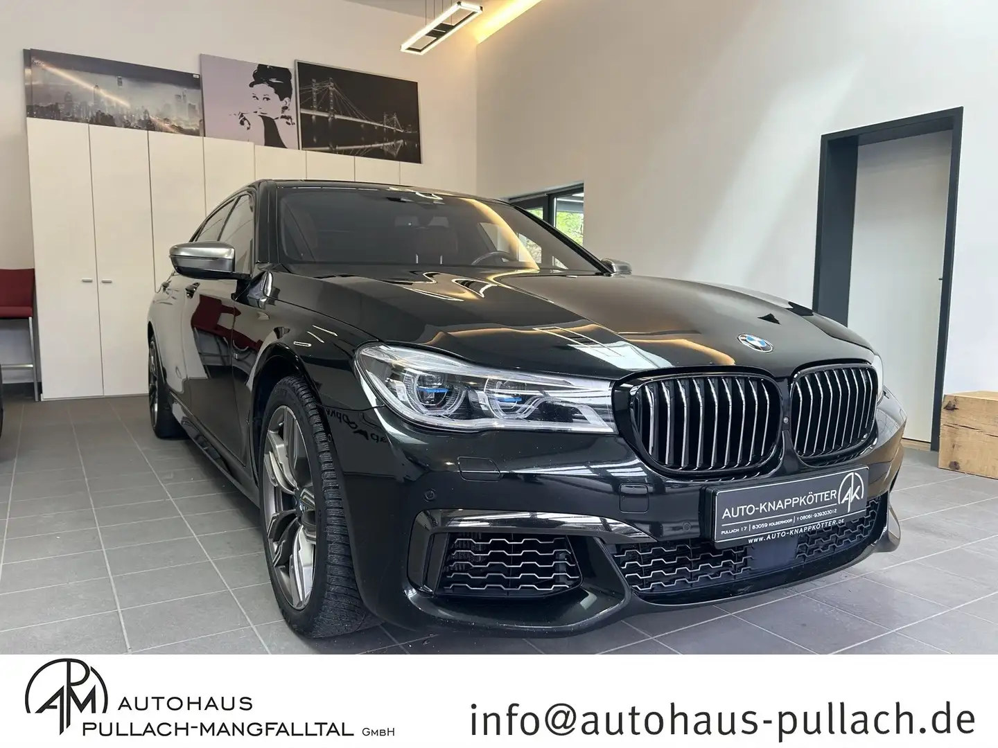 BMW 7er - M760 Li xDrive/Vmax305/ B&W/Pano/360°Kamera Noir - 1