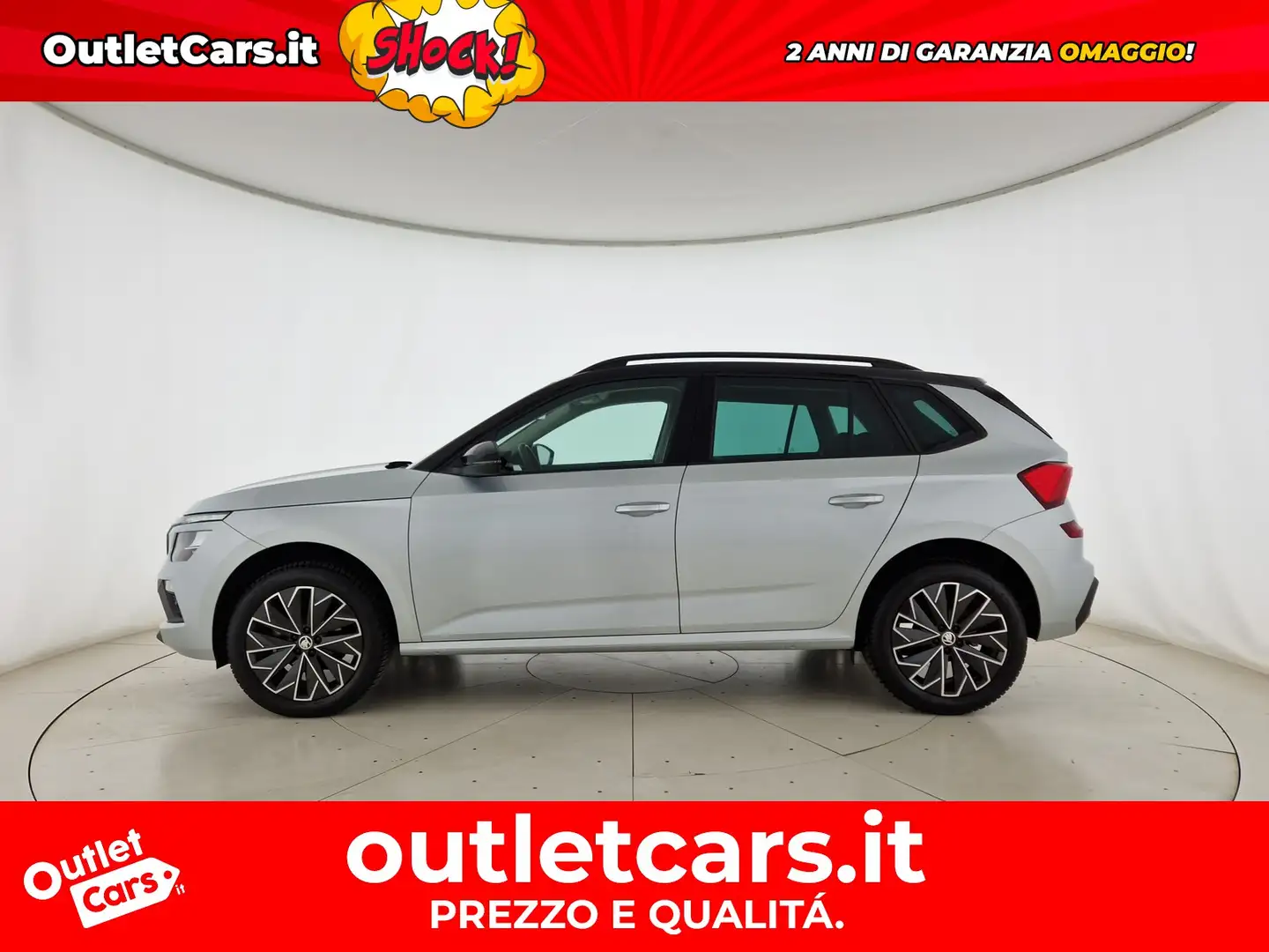 Skoda Kamiq 1.0 tsi selection 115cv dsg Argento - 2