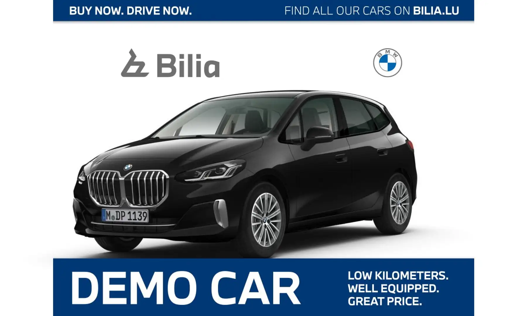 BMW 218 d LuxuryLine DAB LED RFK Komfortzg. Shz PDC Noir - 1