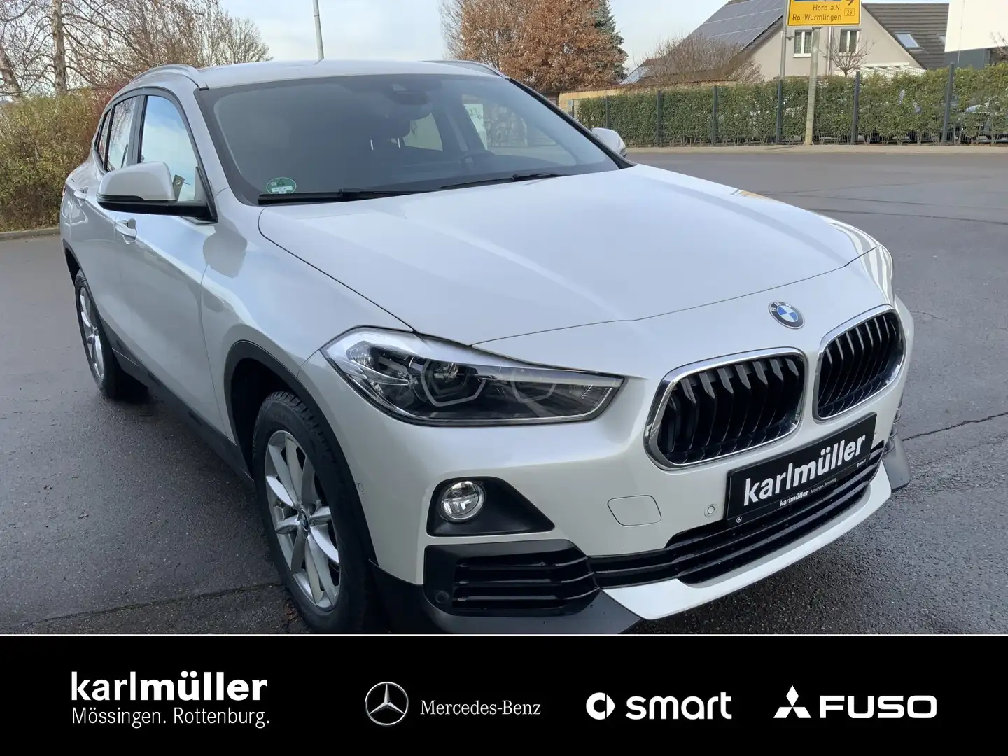 BMW X2 X2 xDrive20d Advantage AHK+Distr+HeadUp+el.Heck BC Blanc - 1