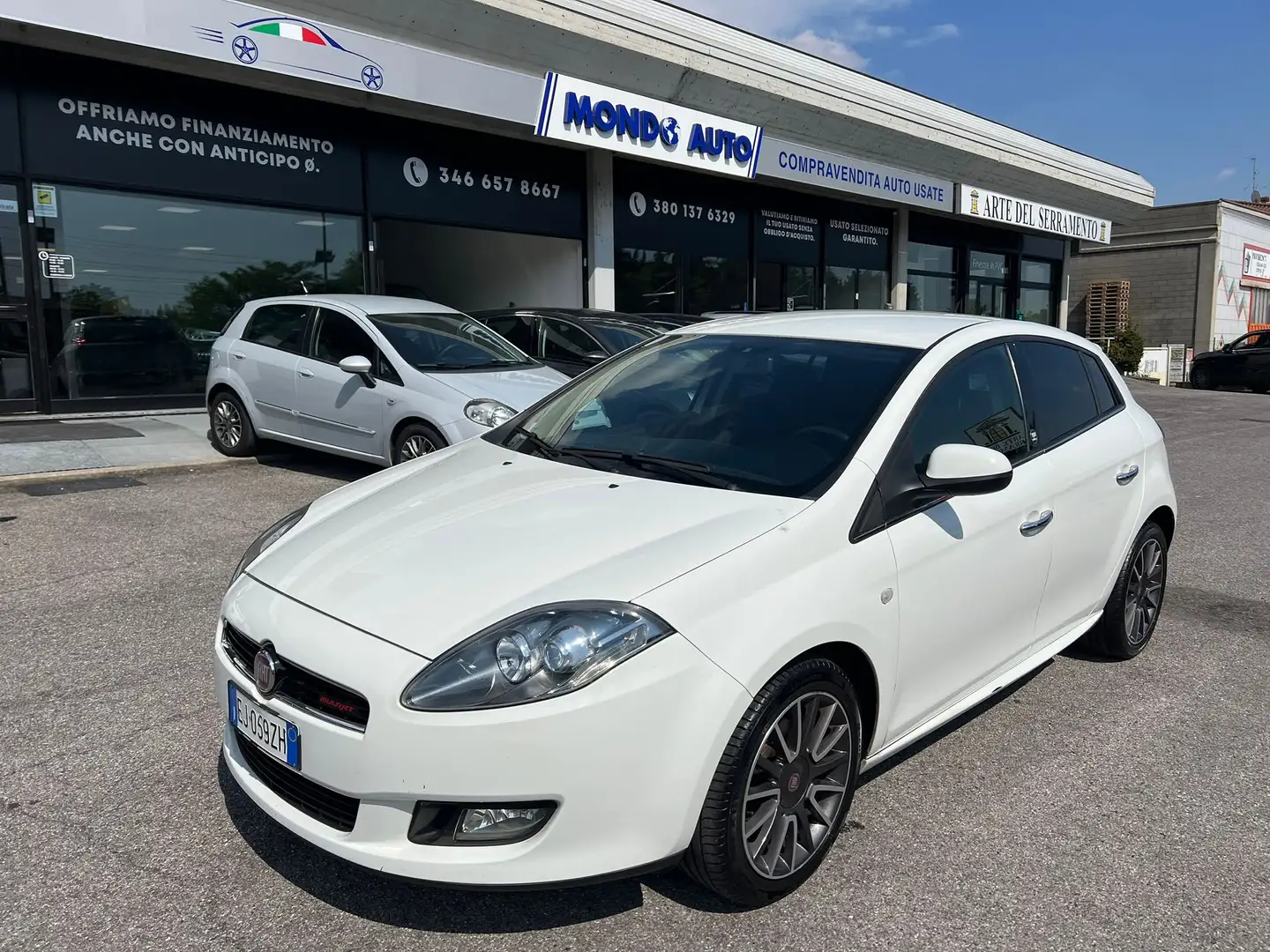Fiat Bravo Bravo 1.6 mjt Emotion 105cv E5*OK NEOPATENTATI* Blanco - 1