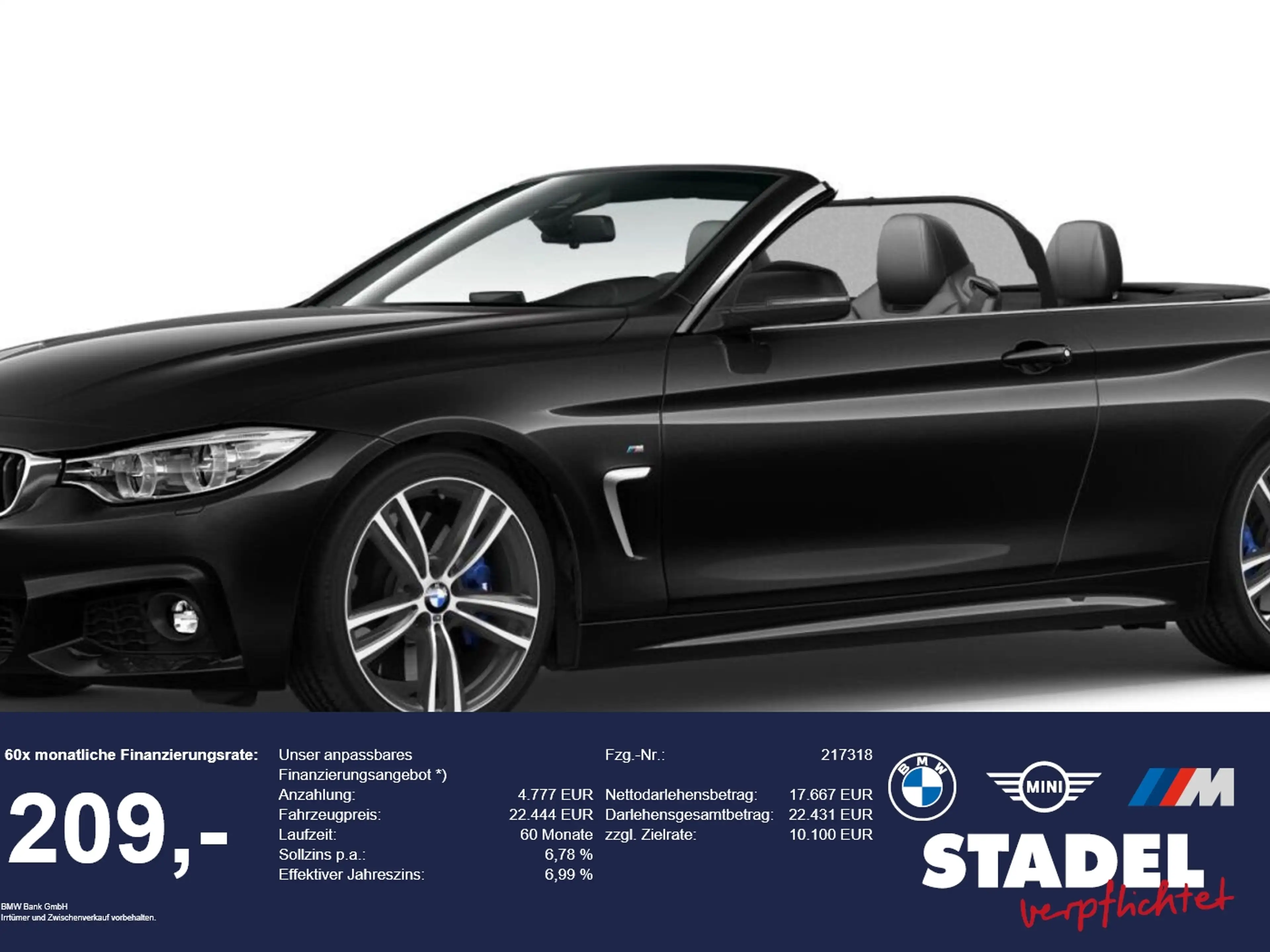 BMW 435 d xDrive Cabrio M Sport