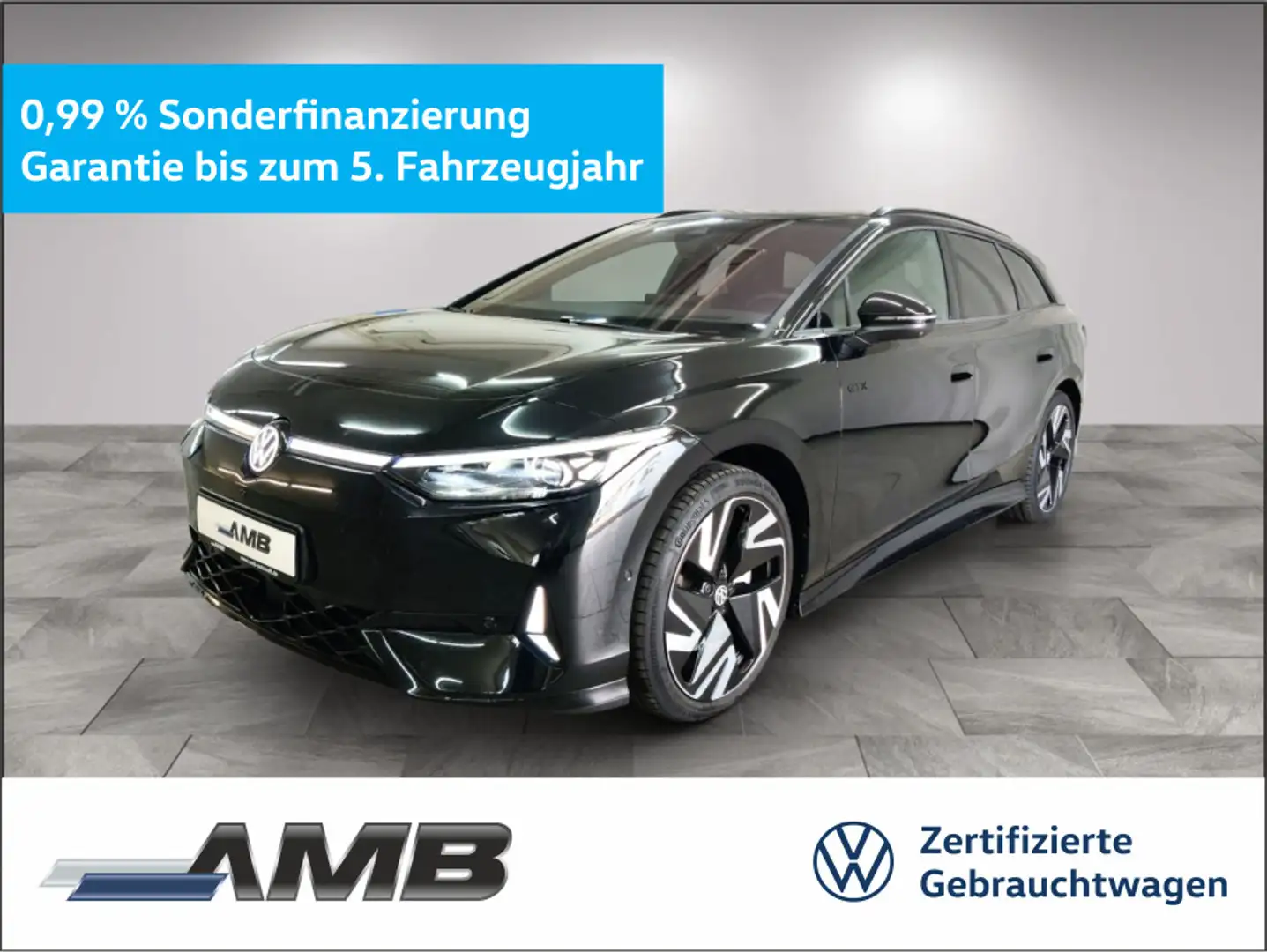 Volkswagen ID.7 Tourer GTX 86kWh/AHK/21Zoll/Wärmepu/01.30Ga Noir - 1