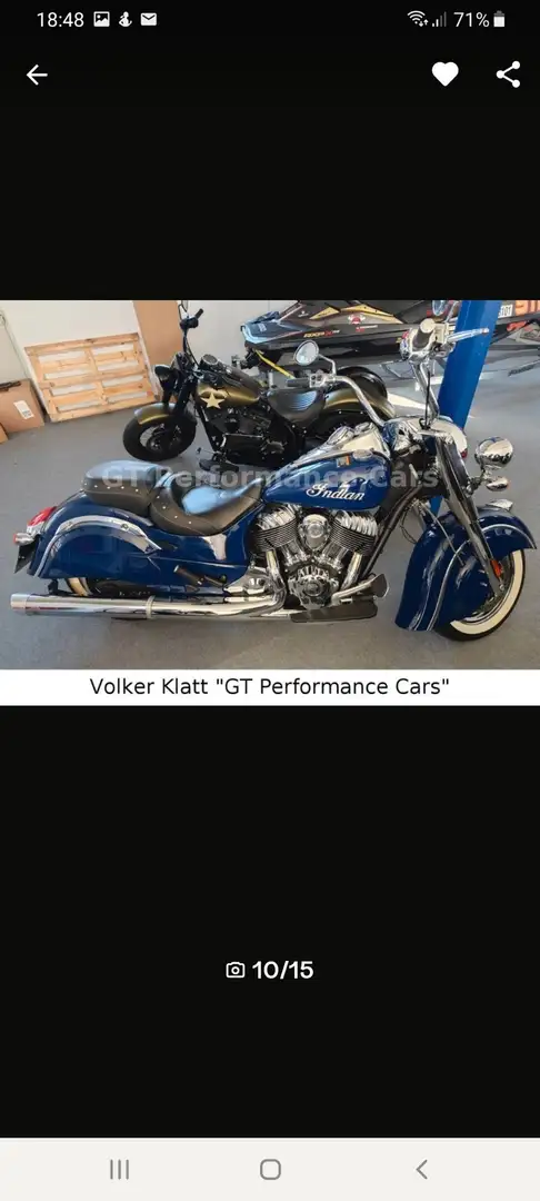 Indian Chief Classic Albastru - 1