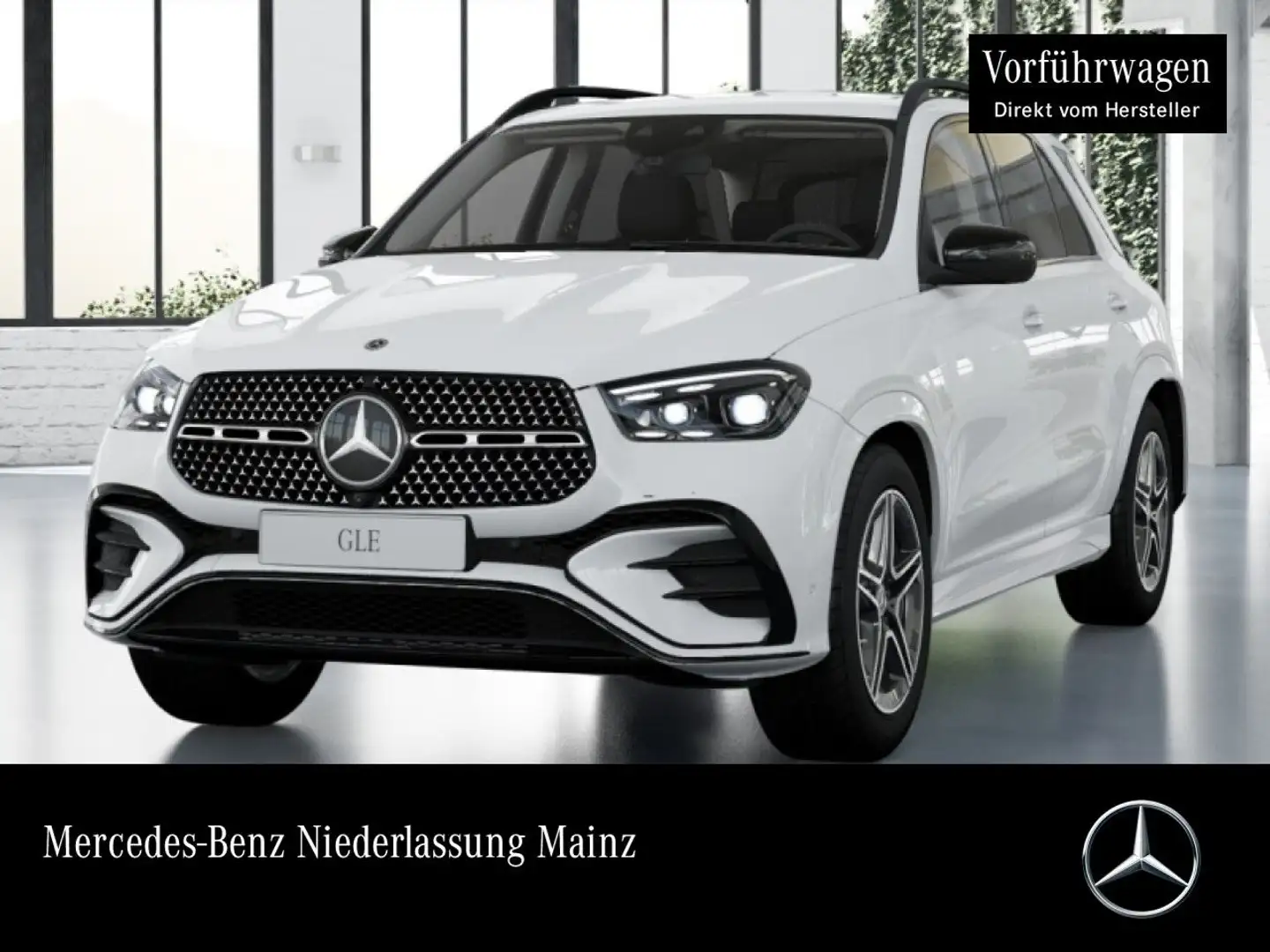 Mercedes-Benz GLE 450 d 4M AMG+NIGHT+360+AHK+MULTIBEAM+SPUR+TOTW Blanc - 1