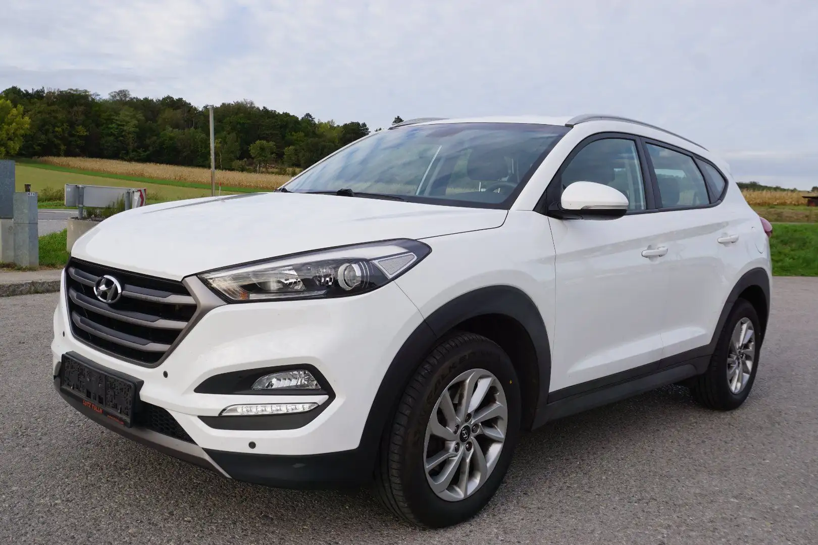 Hyundai TUCSON Tucson 2.0 CRDi DPF Premium 4WD Weiß - 2