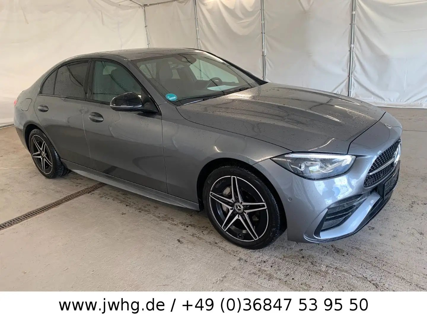 Mercedes-Benz C 400 Lim e AMG Widescreen Distronic Burmester Grau - 2