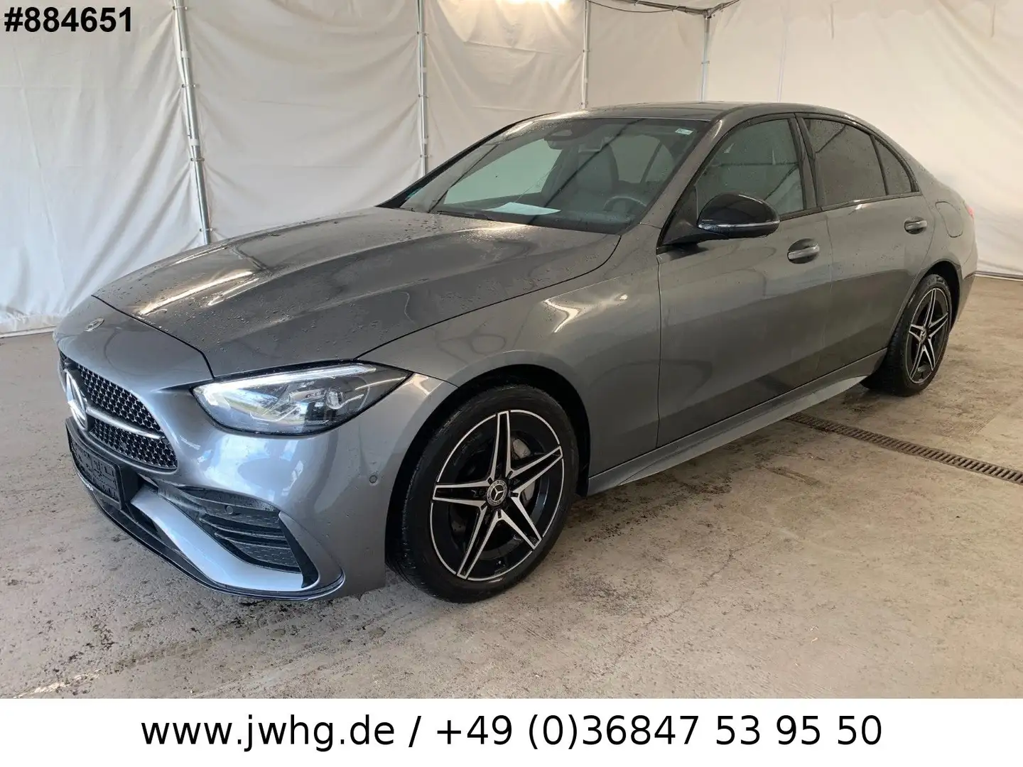 Mercedes-Benz C 400 Lim e AMG Widescreen Distronic Burmester Grau - 1