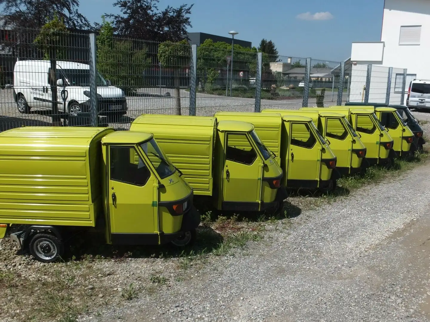 Piaggio Ape 50 Kasten Neufahrzeug Grün - 2