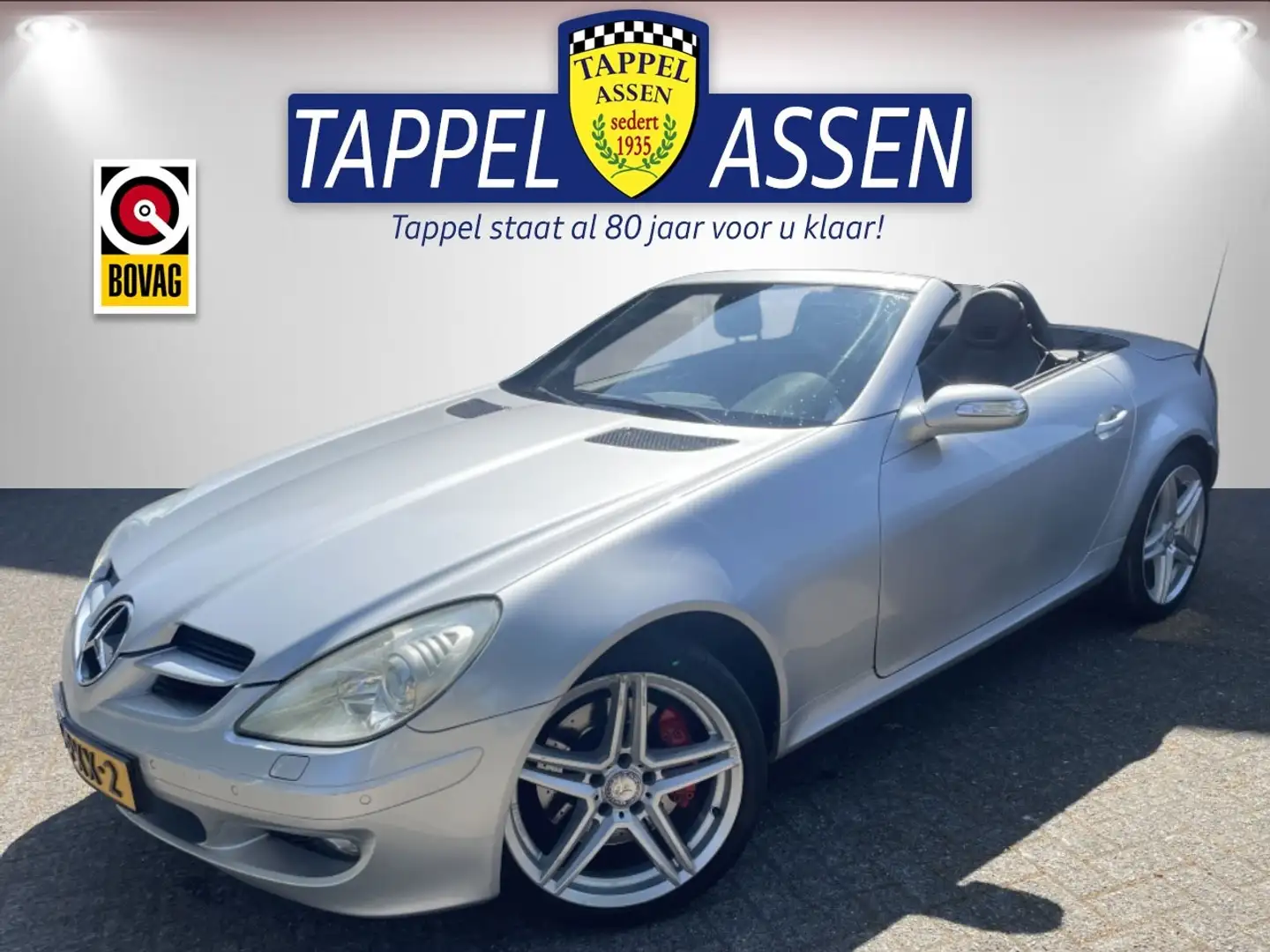 Mercedes-Benz SLK 350 V6 AUTOMAAT! 272PK Full Options!! Grijs - 1