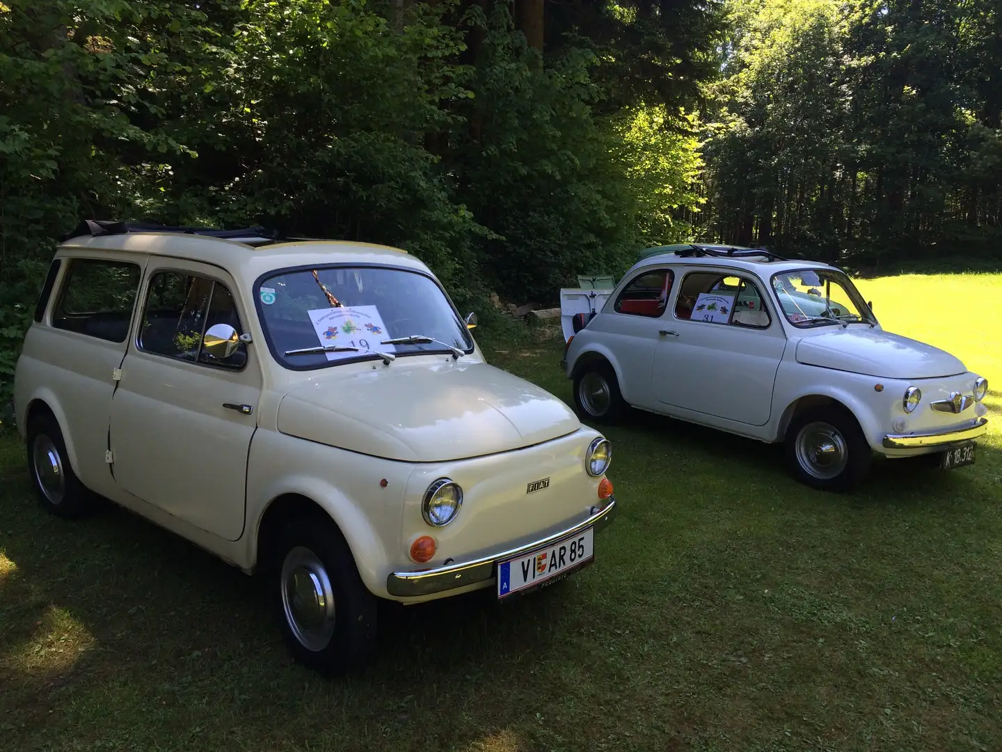 Fiat 500 Kombi-Giralinera Beige - 2