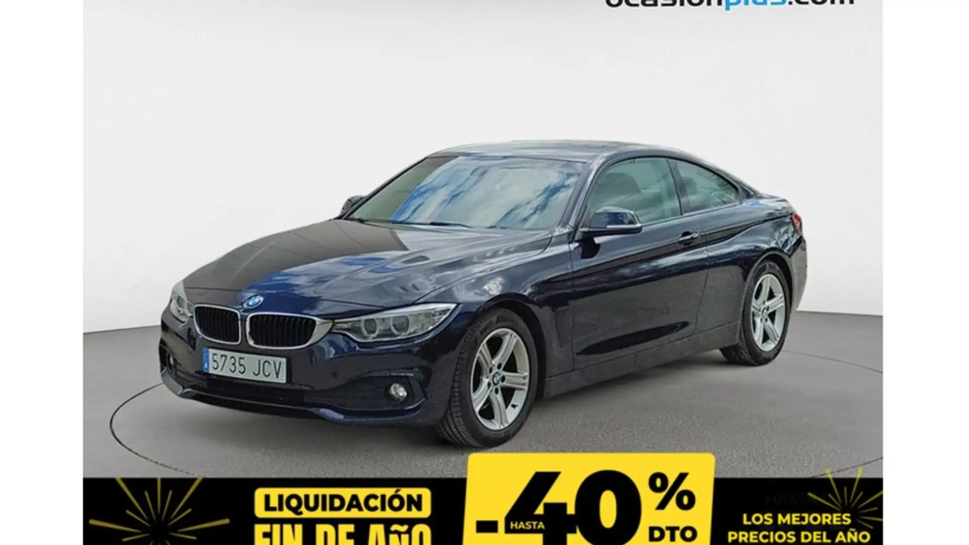 BMW 420 420dA Coupé Bleu - 1