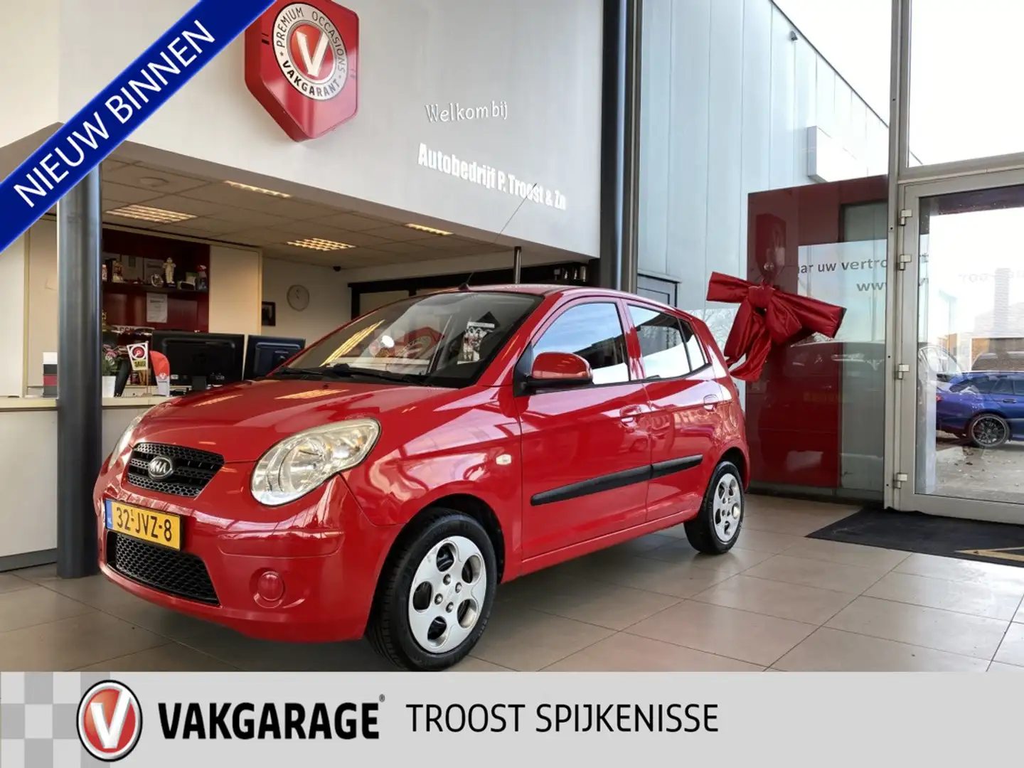 Kia Picanto 1.0 X-pect,Stuurbekrachting,Half Leder,Radio cd me Rouge - 1