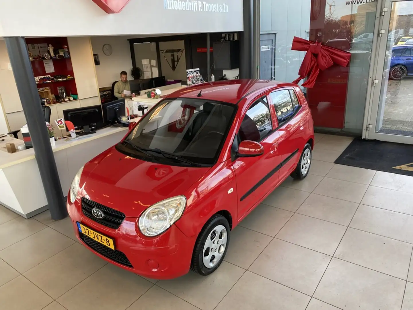 Kia Picanto 1.0 X-pect,Stuurbekrachting,Half Leder,Radio cd me Rouge - 2