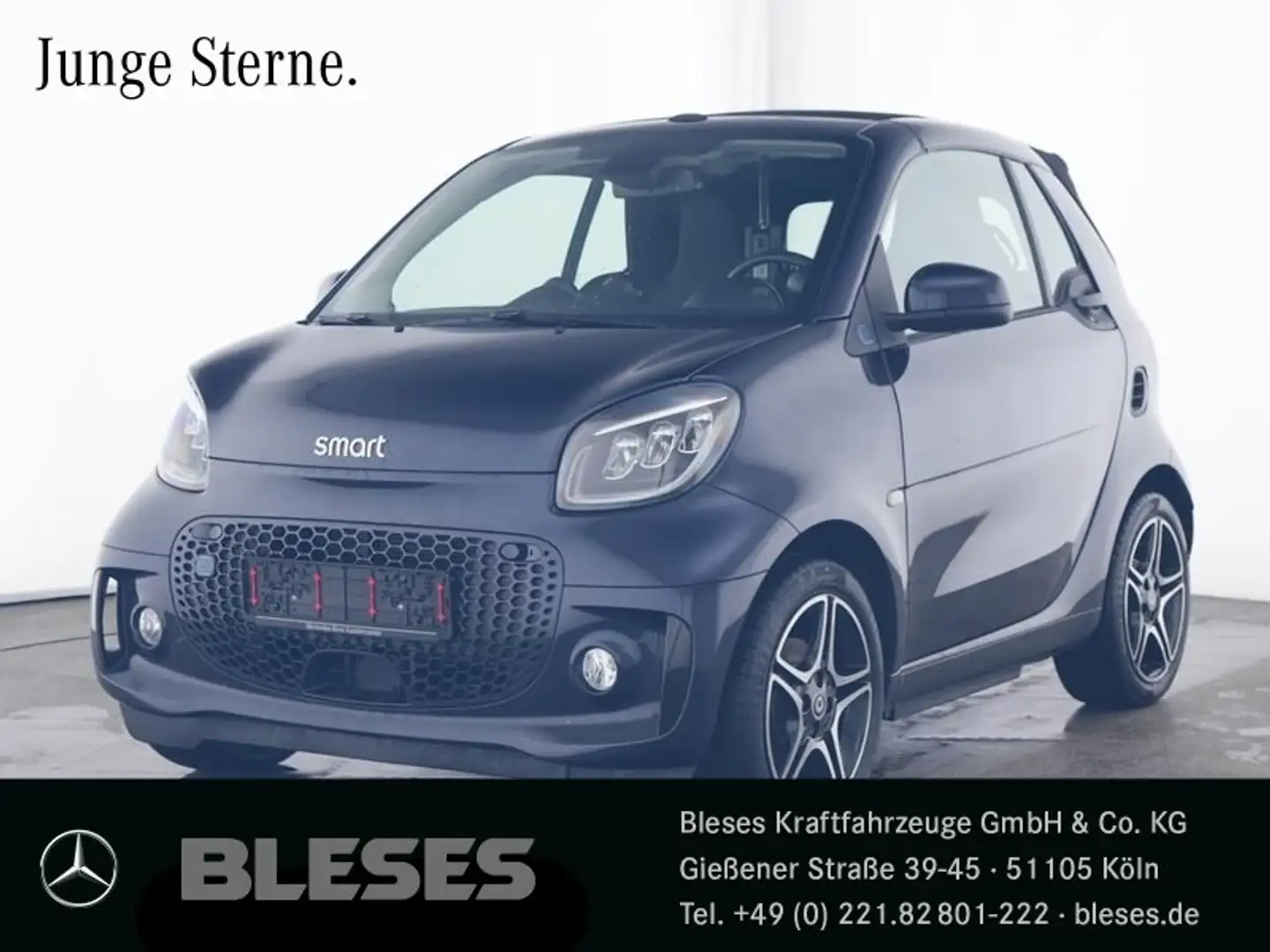 smart forTwo smart EQ fortwo cabrio Exclusive Plus+Sound+22kW Blauw - 1