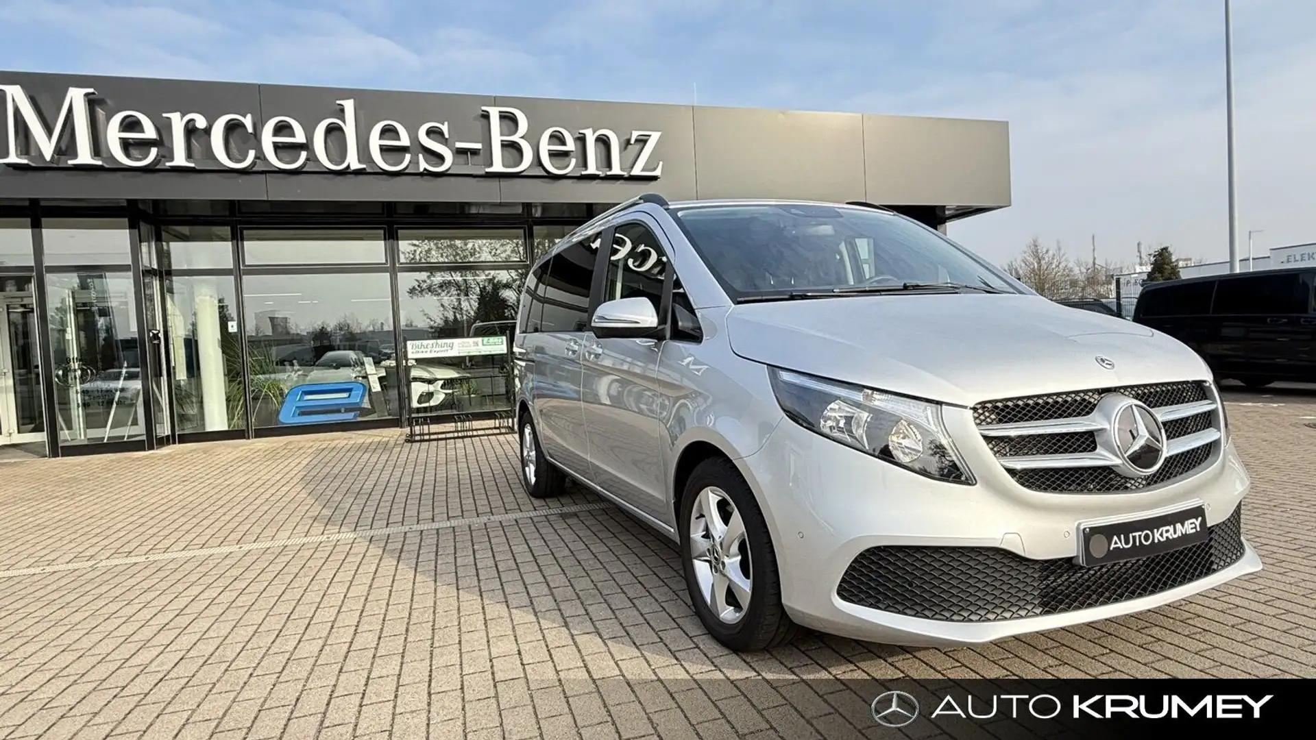 Mercedes-Benz V 220 d EDITION Kompakt Liegepaket+Spur+Totwink. Argintiu - 2