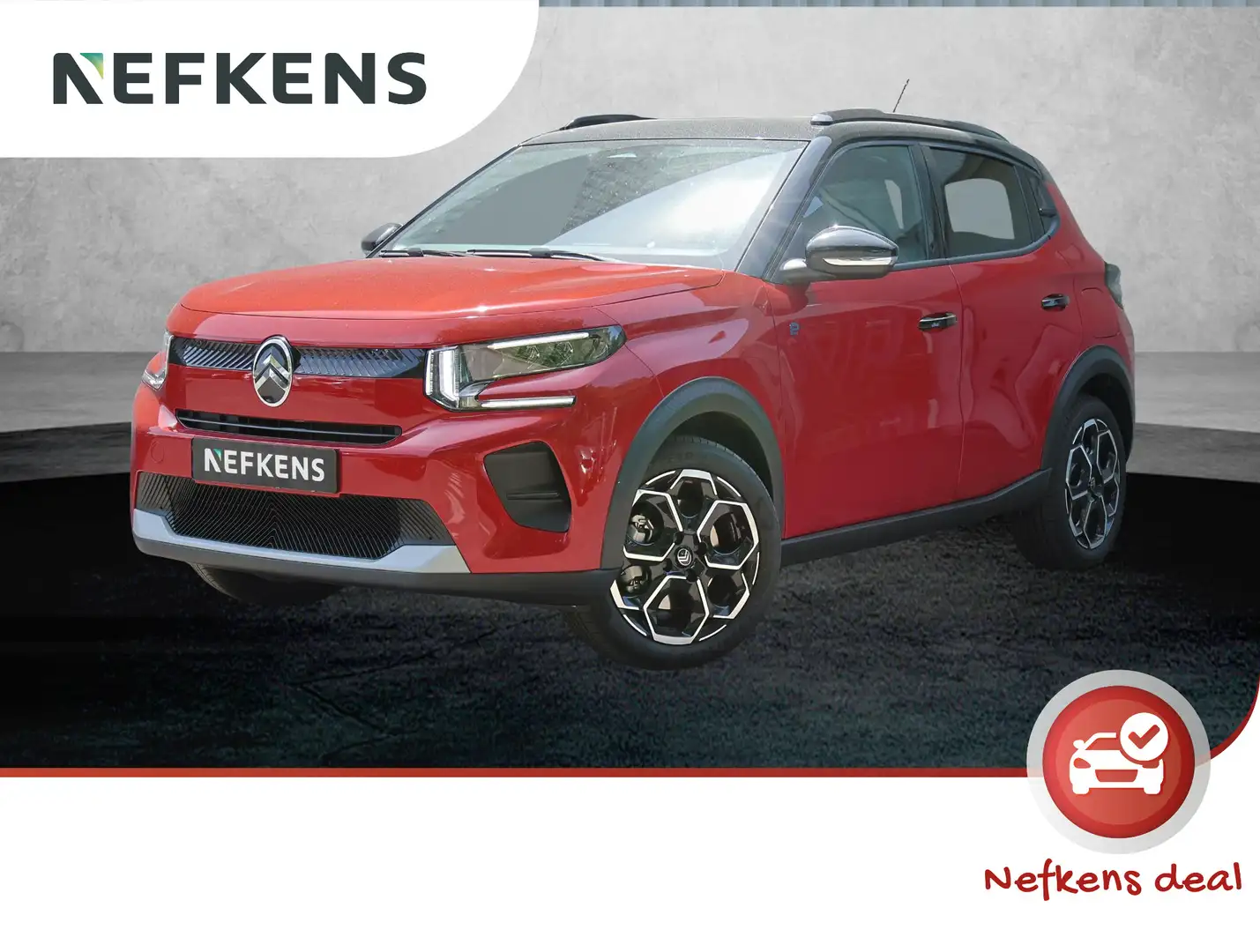 Citroen C3 Ë-C3 Max 113pk 44 kWh Camera | 17"velgen | Climate Rood - 1