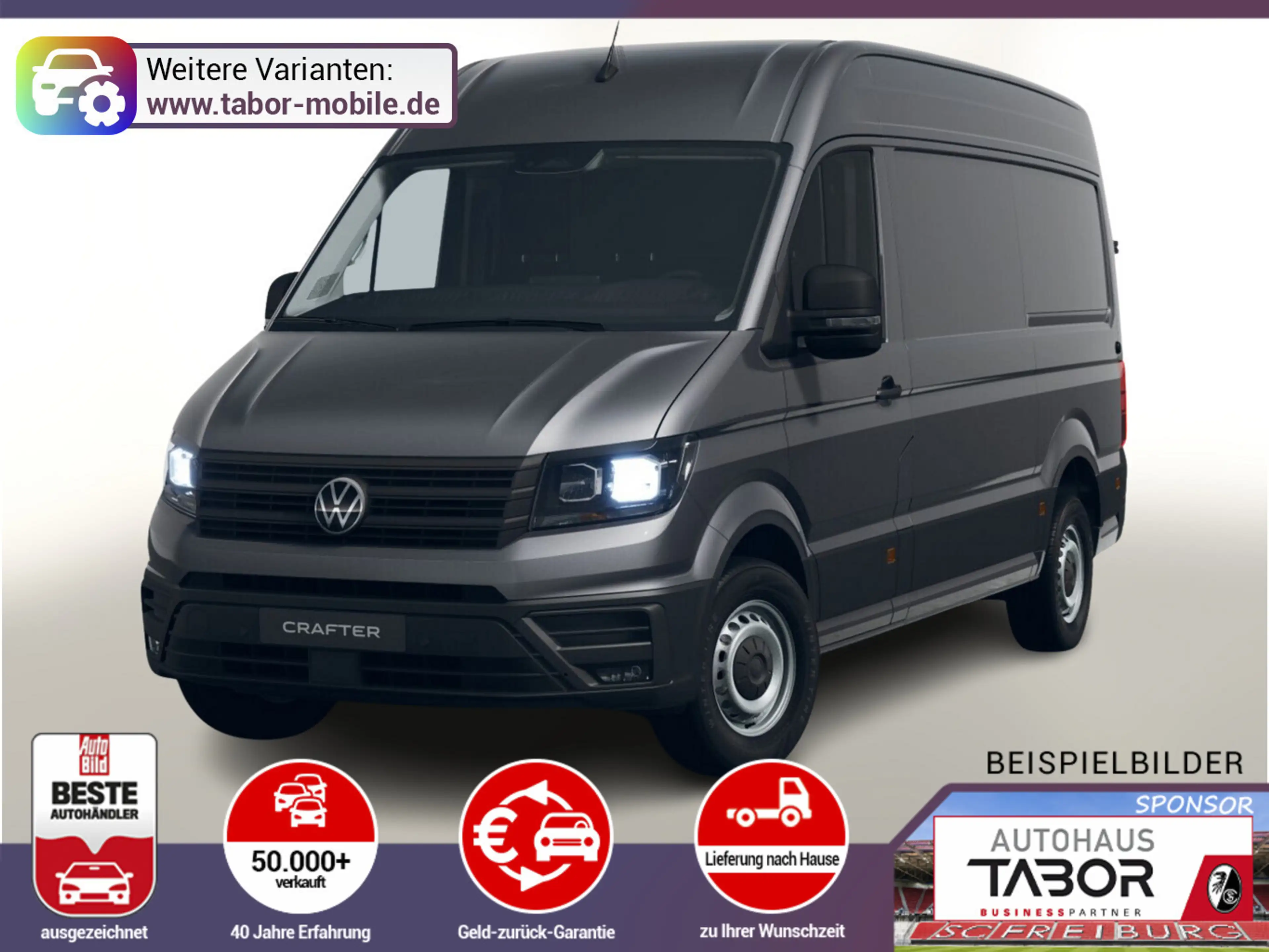 Volkswagen Crafter 35 L3H3 3S AHK Temp AppCo 2xPDC UVP-43%*