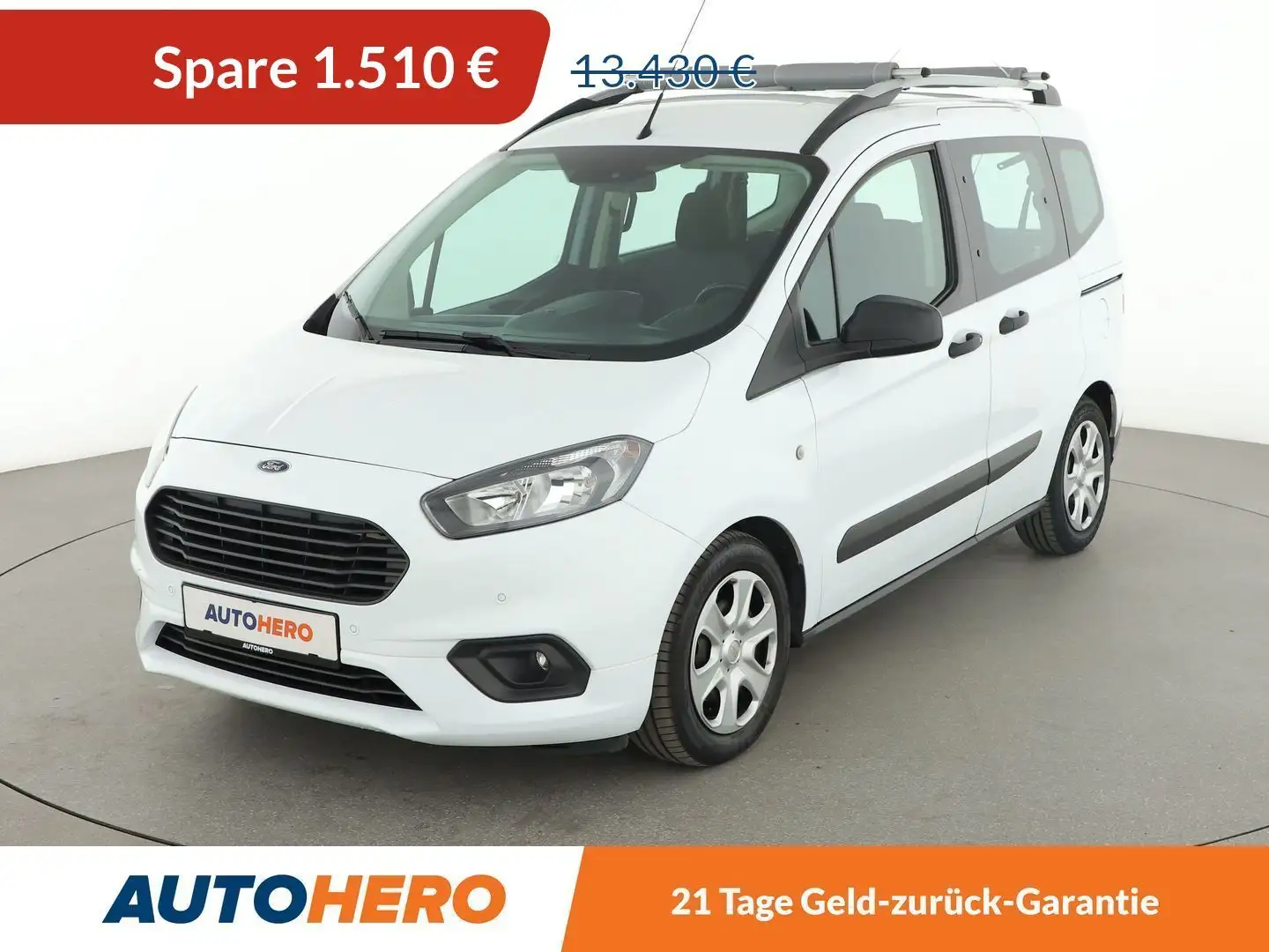 Ford Tourneo Courier 1.5 TDCi Ambiente*NAVI*TEMPO*PDC*SHZ* Bílá - 1