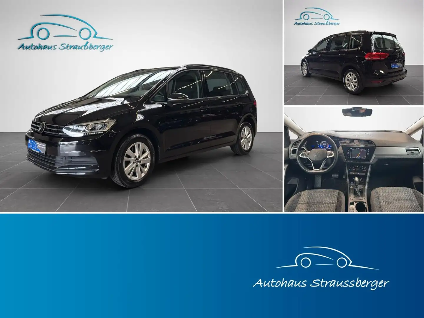 Volkswagen Touran Comfortline ACC RFK MFL AHK LED 7-Sitzer Noir - 1
