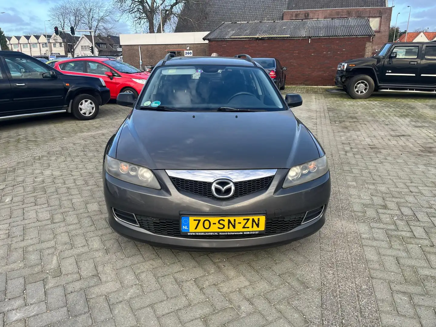 Mazda 6 Sportbreak 1.8i Exclusive airco elec ramen cv zo m Grau - 1