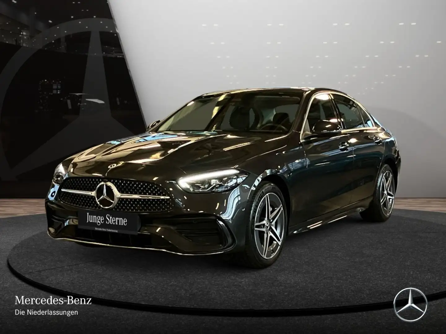 Mercedes-Benz C 300 e AMG+LED+KAMERA+TOTW+KEYLESS+9G Grau - 2