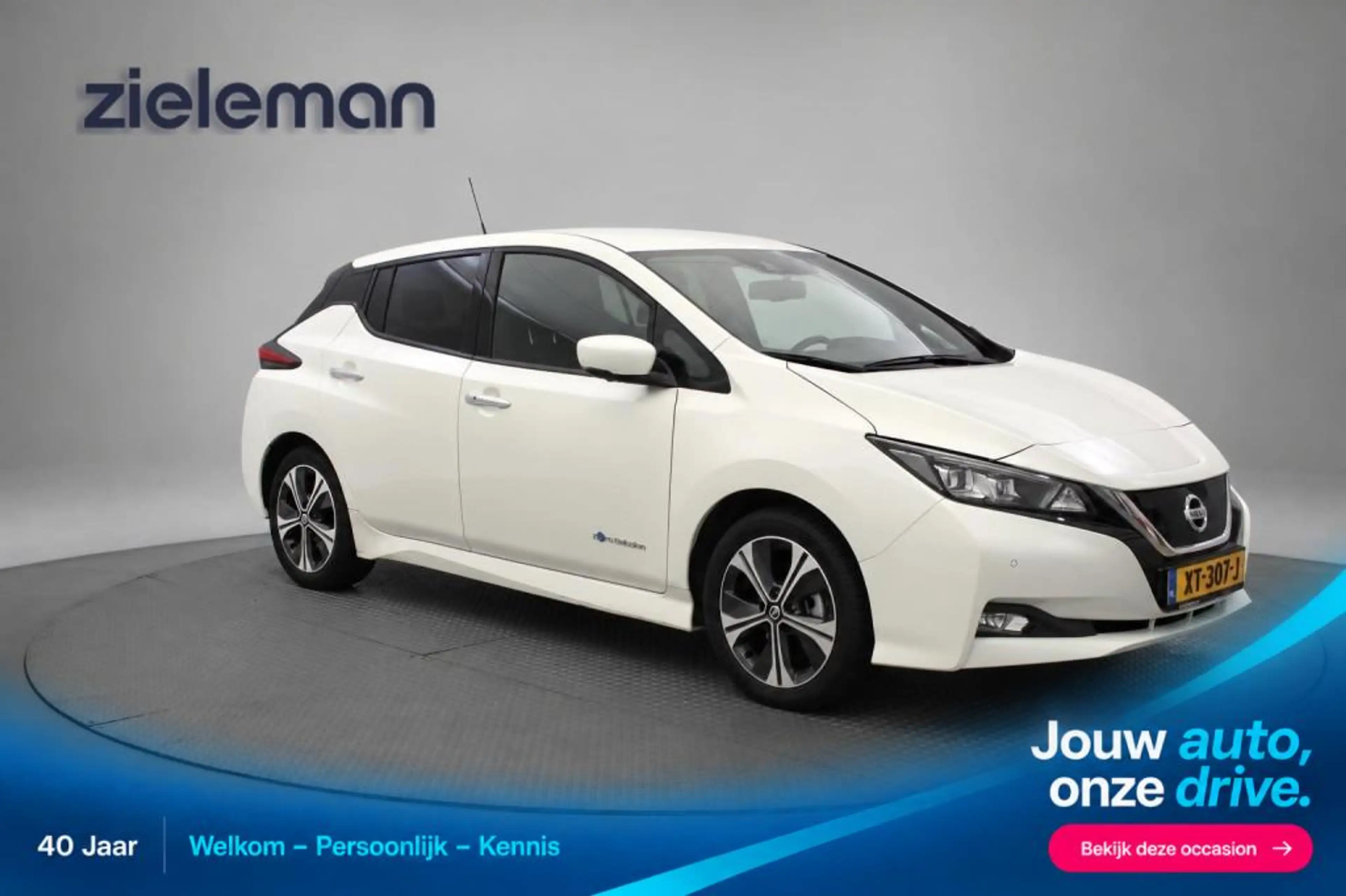 Nissan Leaf Tekna 40 kWh - Carplay, Camera, Adapt. Cruise, Hal