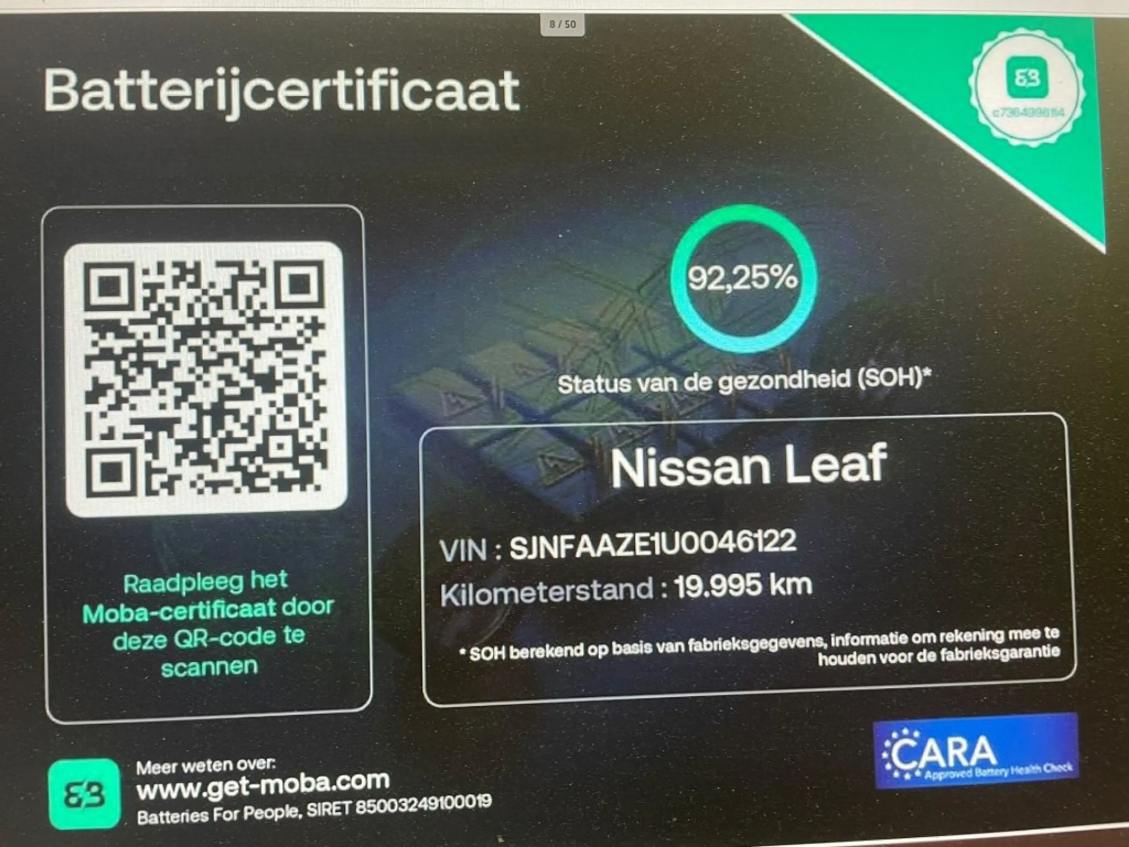 Nissan Leaf Tekna 40 kWh - Carplay, Camera, Adapt. Cruise, Hal — photo 3
