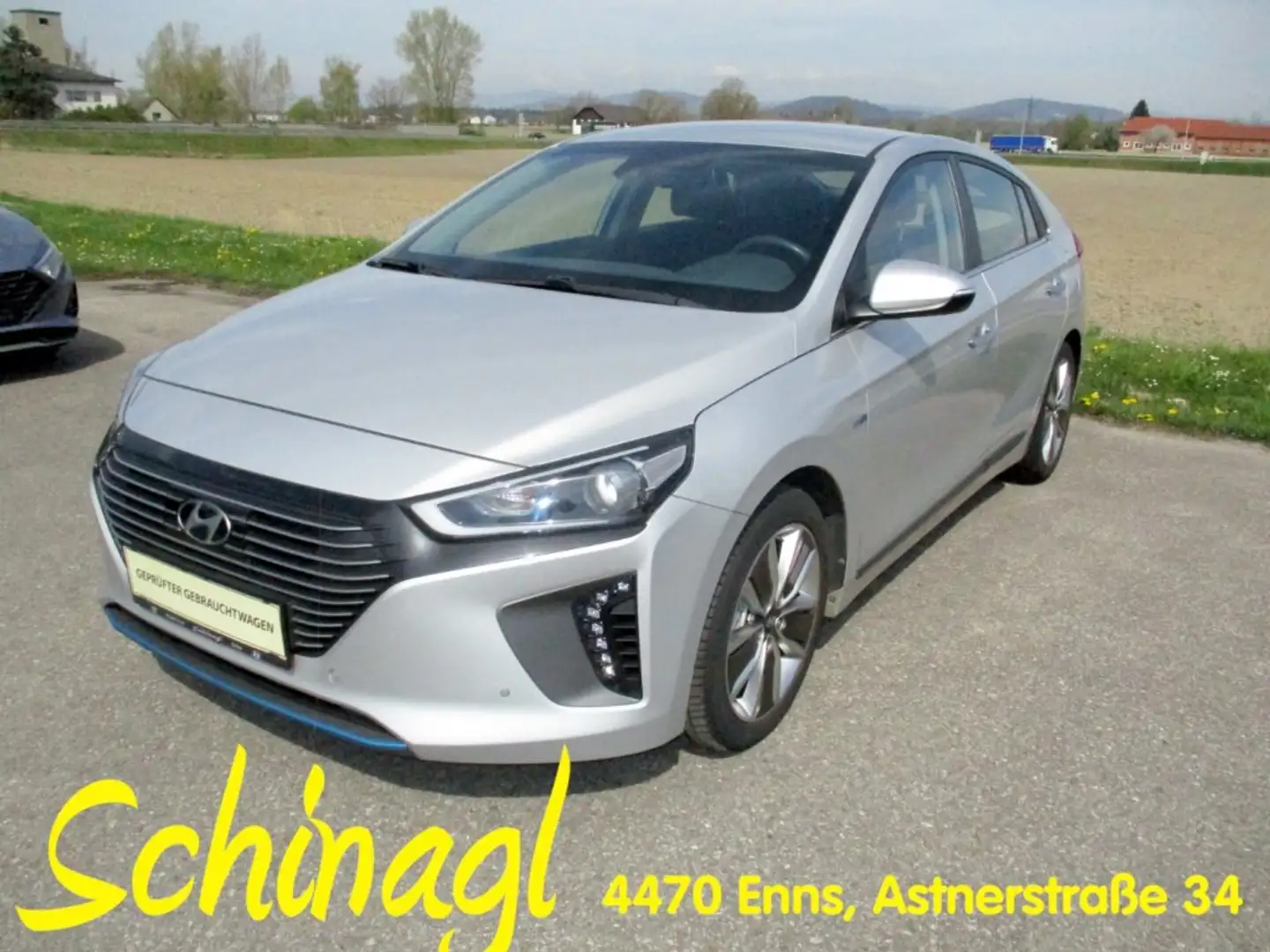 Hyundai IONIQ Hybrid Style 1,6 GDi HEV 601k-P1/5/6-O1/3 Zilver - 1