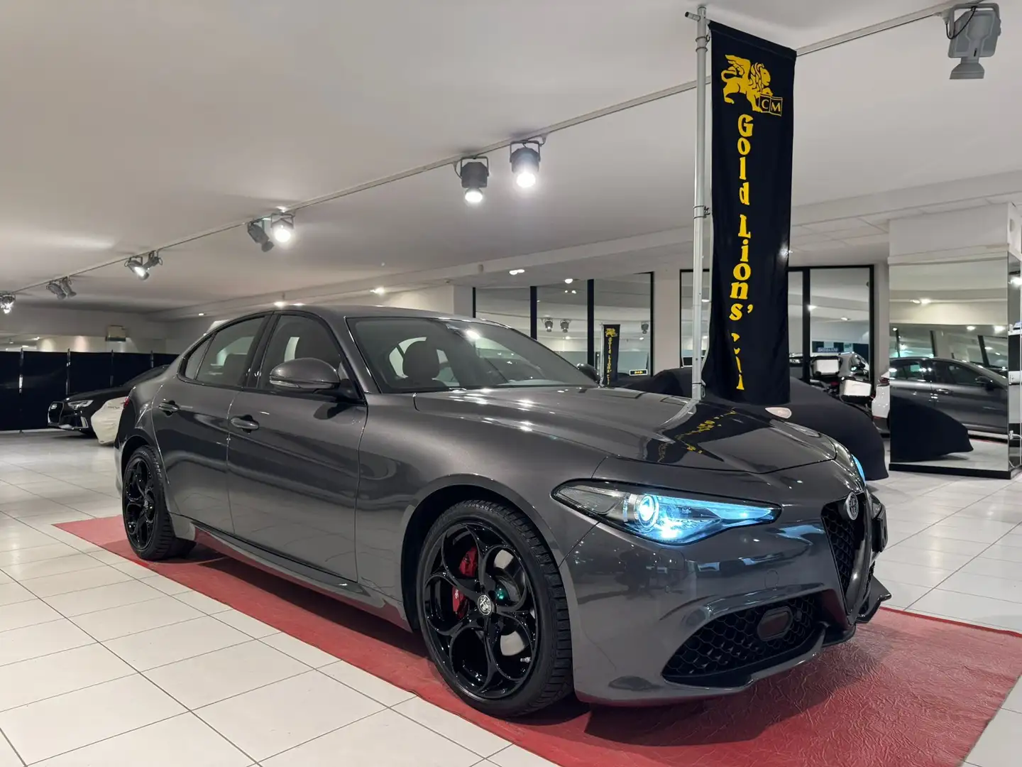 Alfa Romeo Giulia 2.2 t B-Tech 190cv auto TELECAMERA*CRUISE ADATTIVO siva - 1