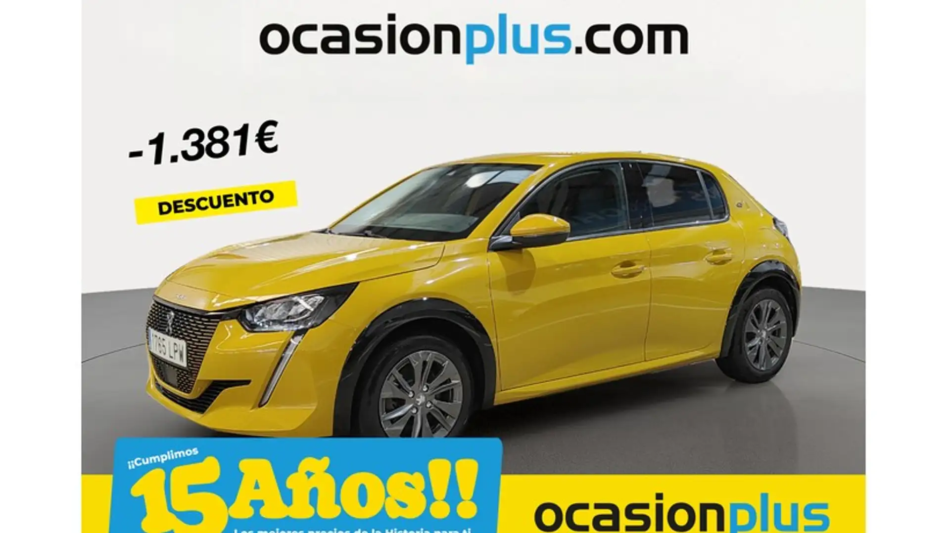 Peugeot 208 Allure Pack Eléctrico 100kW Jaune - 1