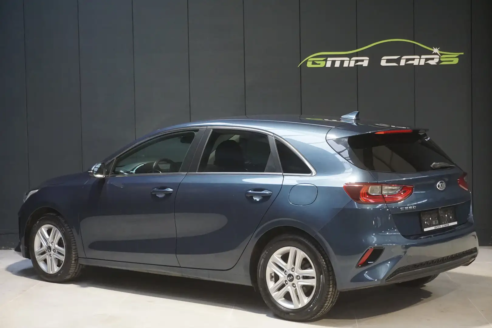 Kia Ceed / cee'd 1.4i Benzine Airco-Navi-Camera-H.Leder-Garantie Bleu - 2