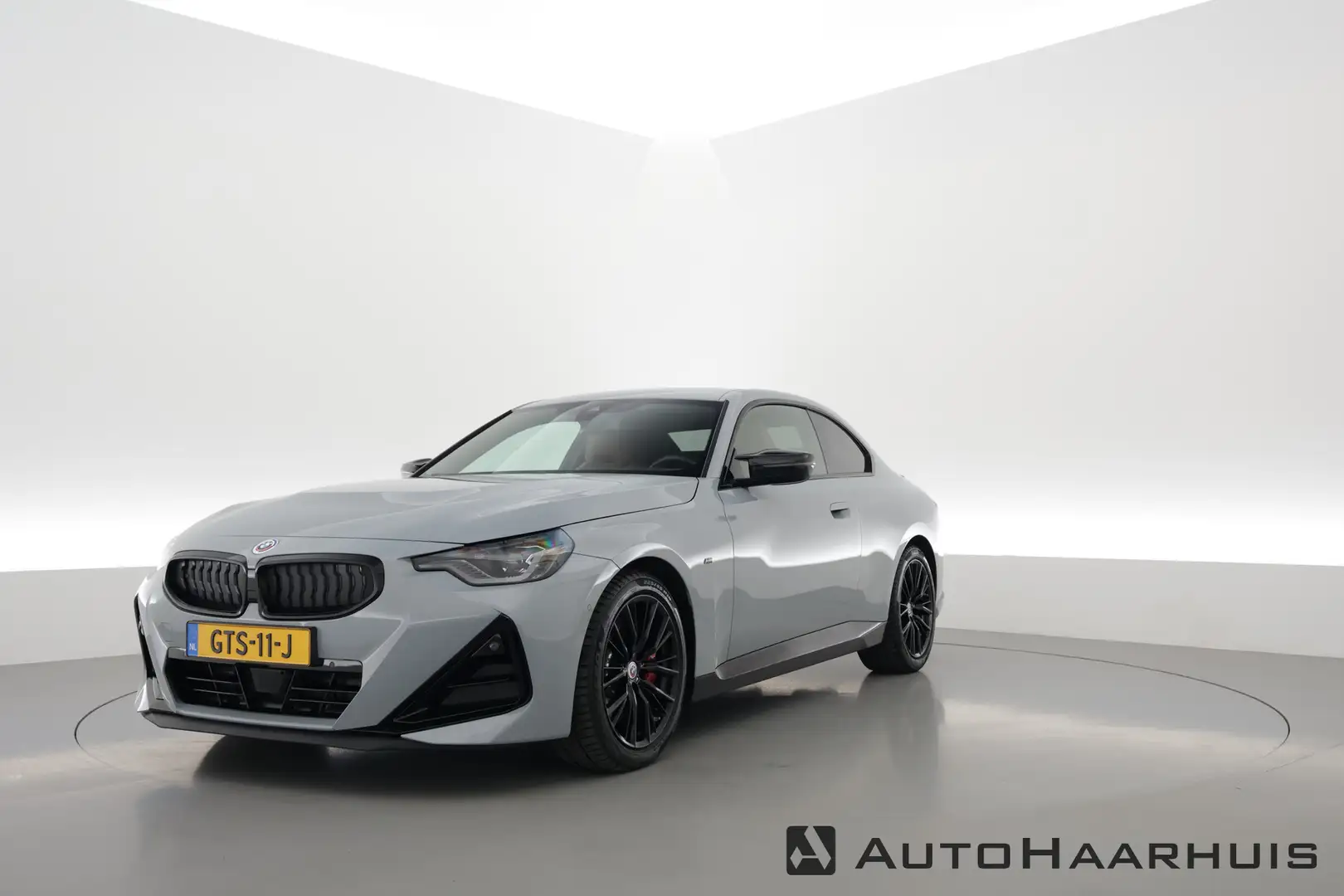 BMW 240 2-serie Coupé M240i xDrive 375pk | HUD | Camera | Gris - 1