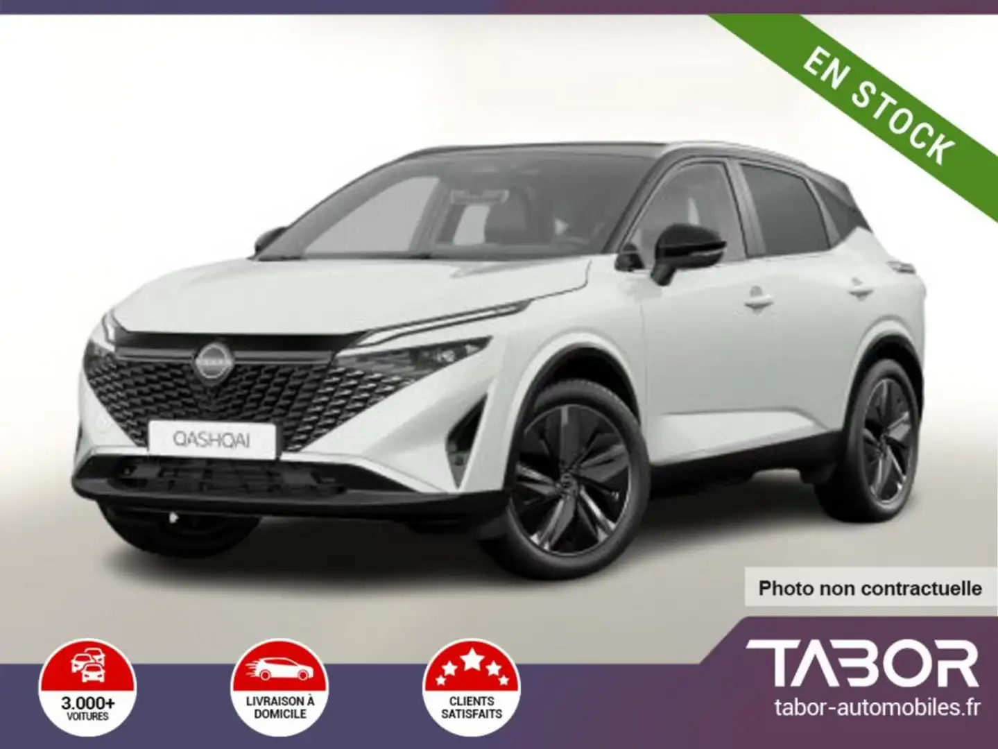Nissan Qashqai MHEV 158 CVT Tekna Pano Bose LED Blanc - 1