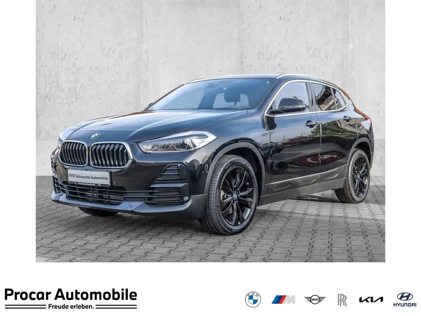 BMW X2 sDrive18i Autom. Navi RFK 18'' Komfortz. LED Noir - 1