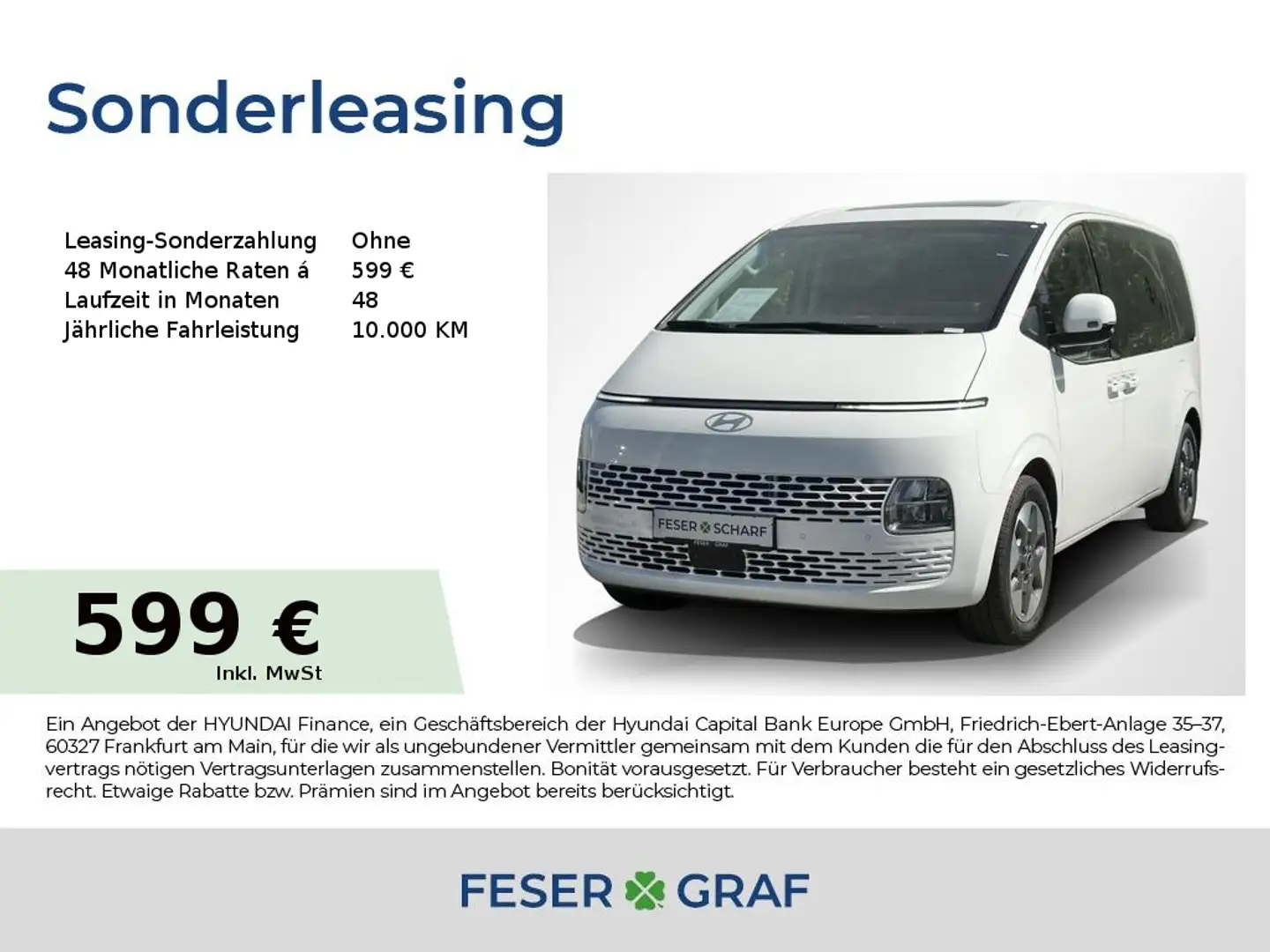 Hyundai STARIA PRIME PANO 360° CAM. SHZ LHZ KLIMA LEDER Wit - 1