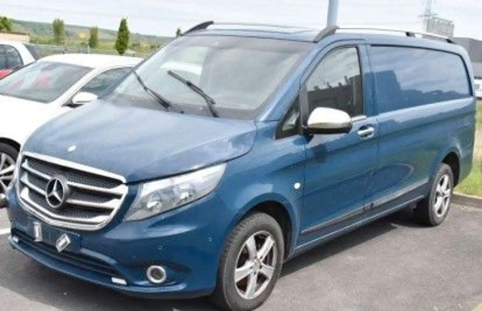 Mercedes-Benz Vito VIto 116 Kastenwagen Lang NAVI*KLIM*ALU*AHK*KAM Azul - 1