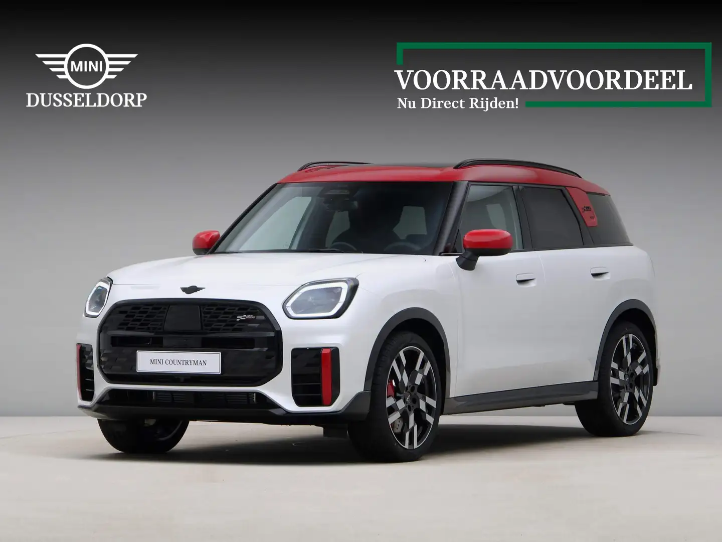 MINI John Cooper Works Countryman JCW ALL4 Pakket XL PRIVATE LEASE EUR 1.487,- (48 m Bílá - 1