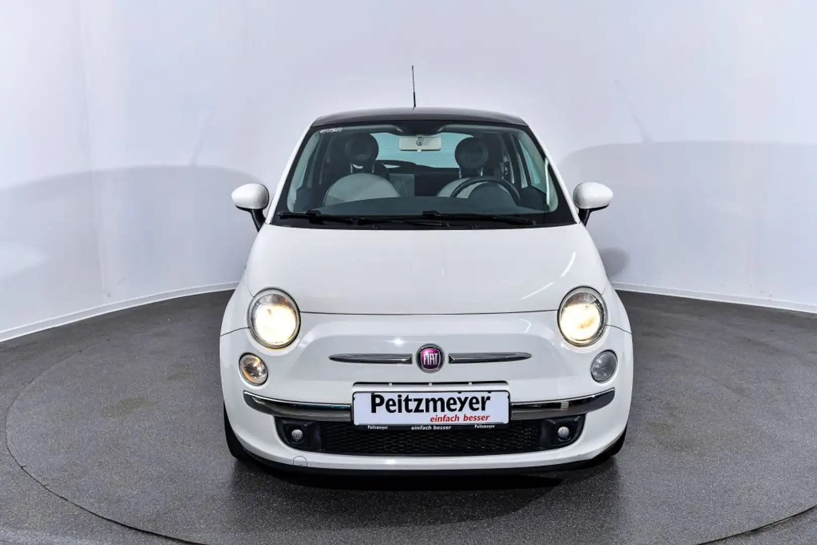 Fiat 500 1.2 Lounge Blanc - 2
