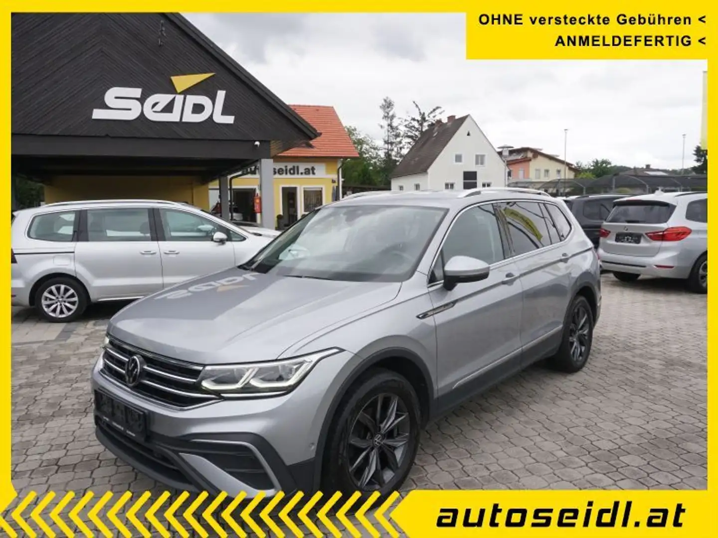 Volkswagen Tiguan Allspace 2,0 TDI SCR Life *2023er+VIRTUAL+MATRIX* Silber - 1