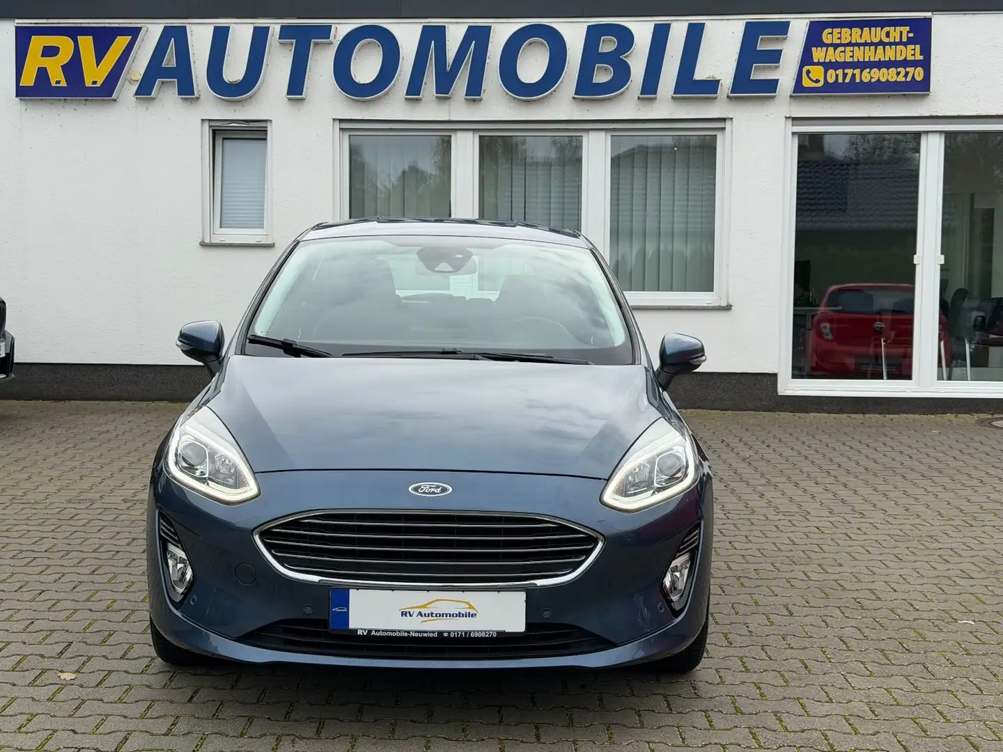 Ford Fiesta Titanium|KAMERA|1-HAND|LED| Blau - 1