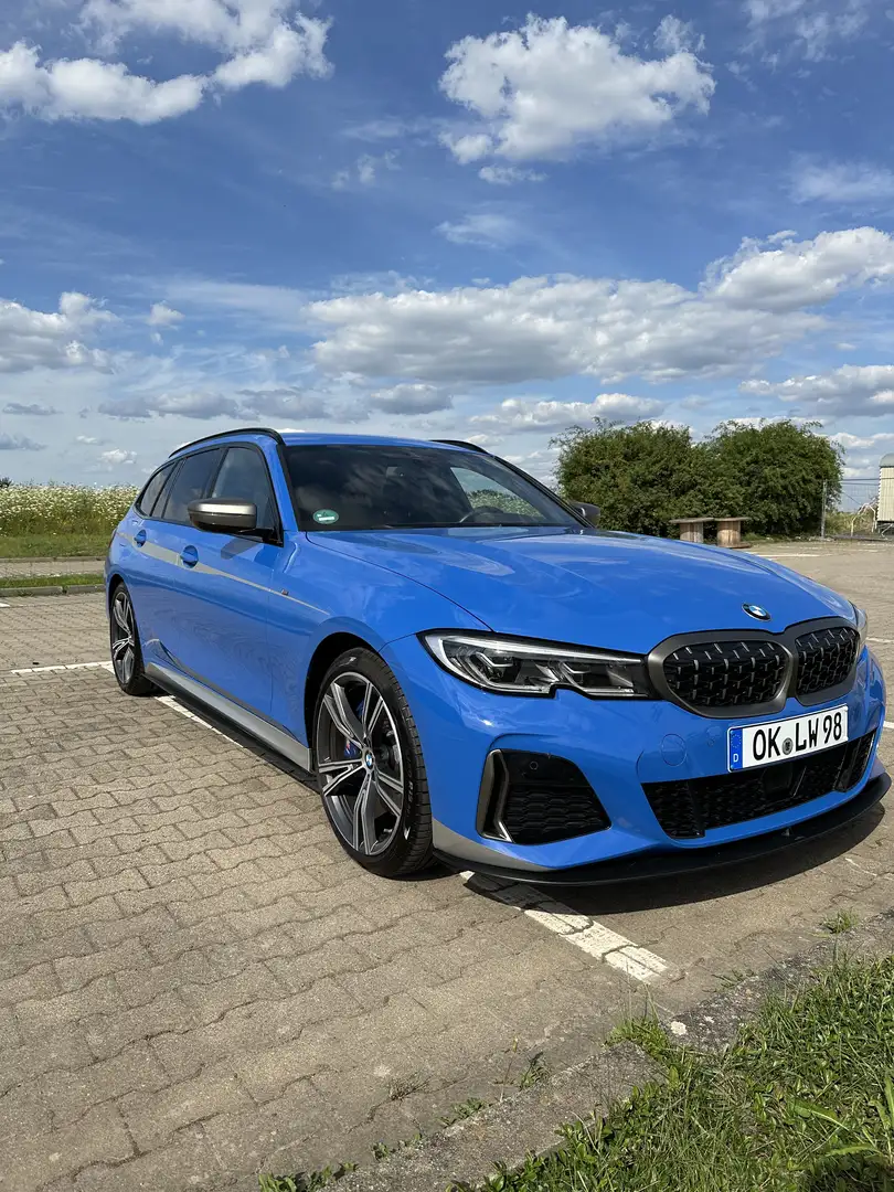 BMW 340 M340d Touring xDrive AHK, Individuallack, Garantie Blau - 1