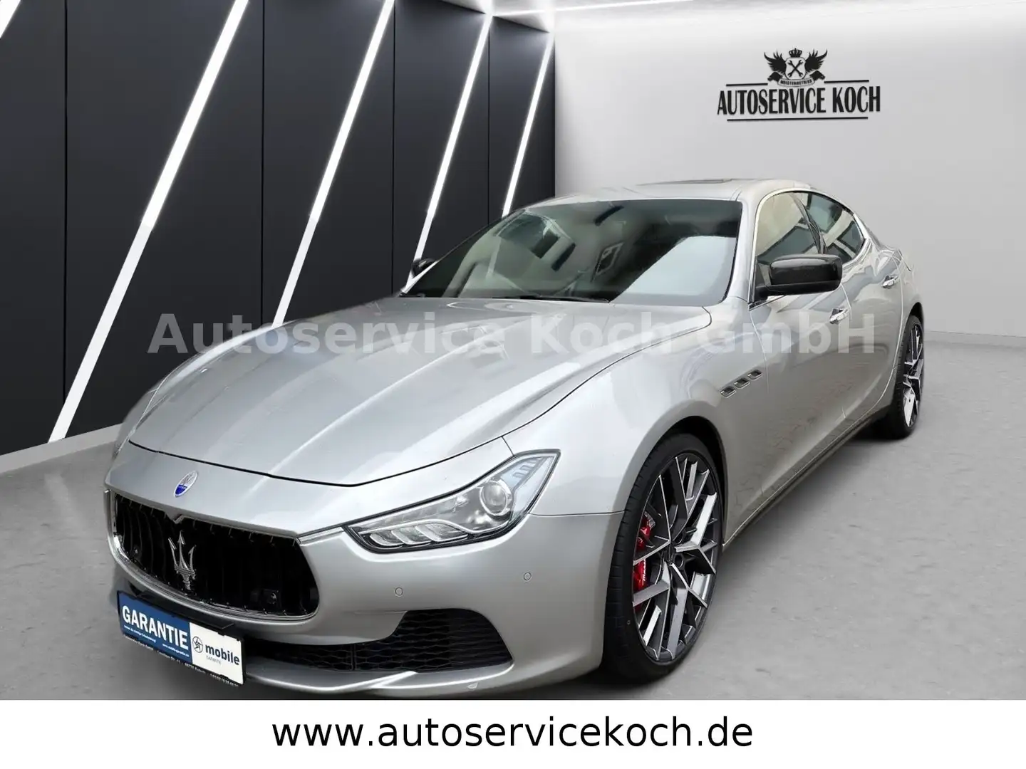 Maserati Ghibli 3.0 V6 Diesel Finanzierung Garantie Srebrny - 1