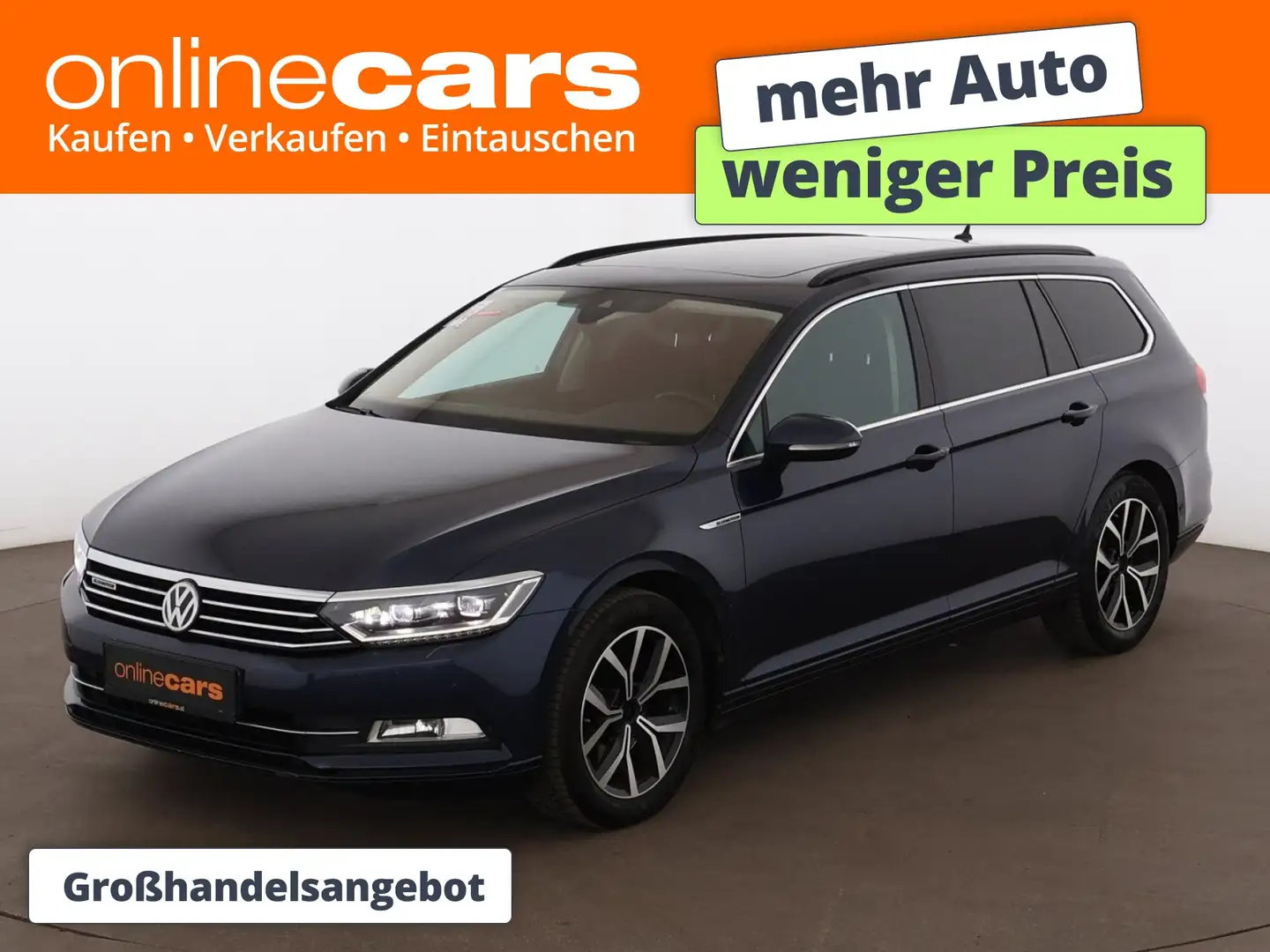 Volkswagen Passat Variant 2.0 TDI LED SKY RADAR NAVI SITZHZG Blau - 1