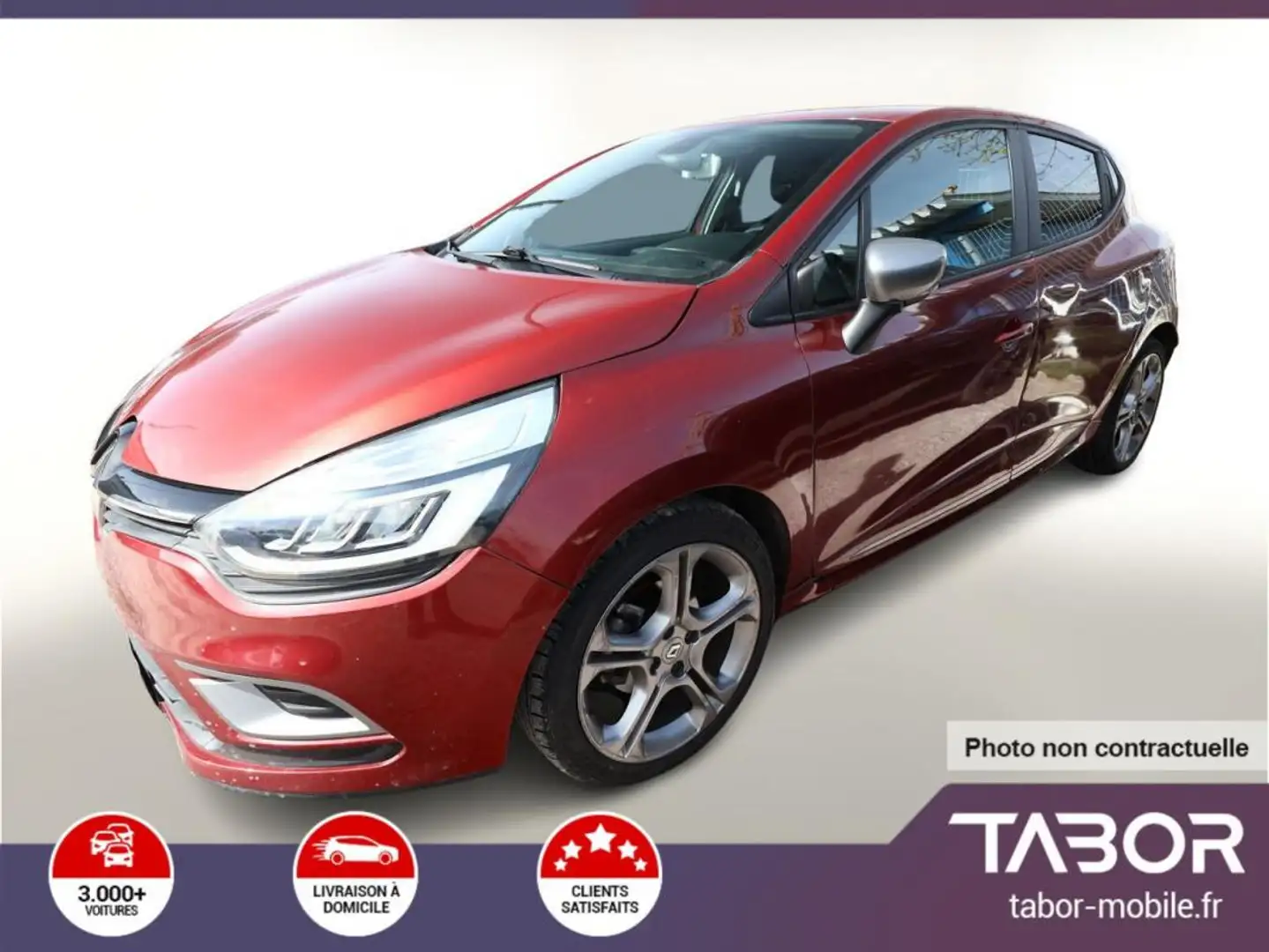 Renault Clio IV 1.2 TCe 120 Intens GT-Line LED Rouge - 1